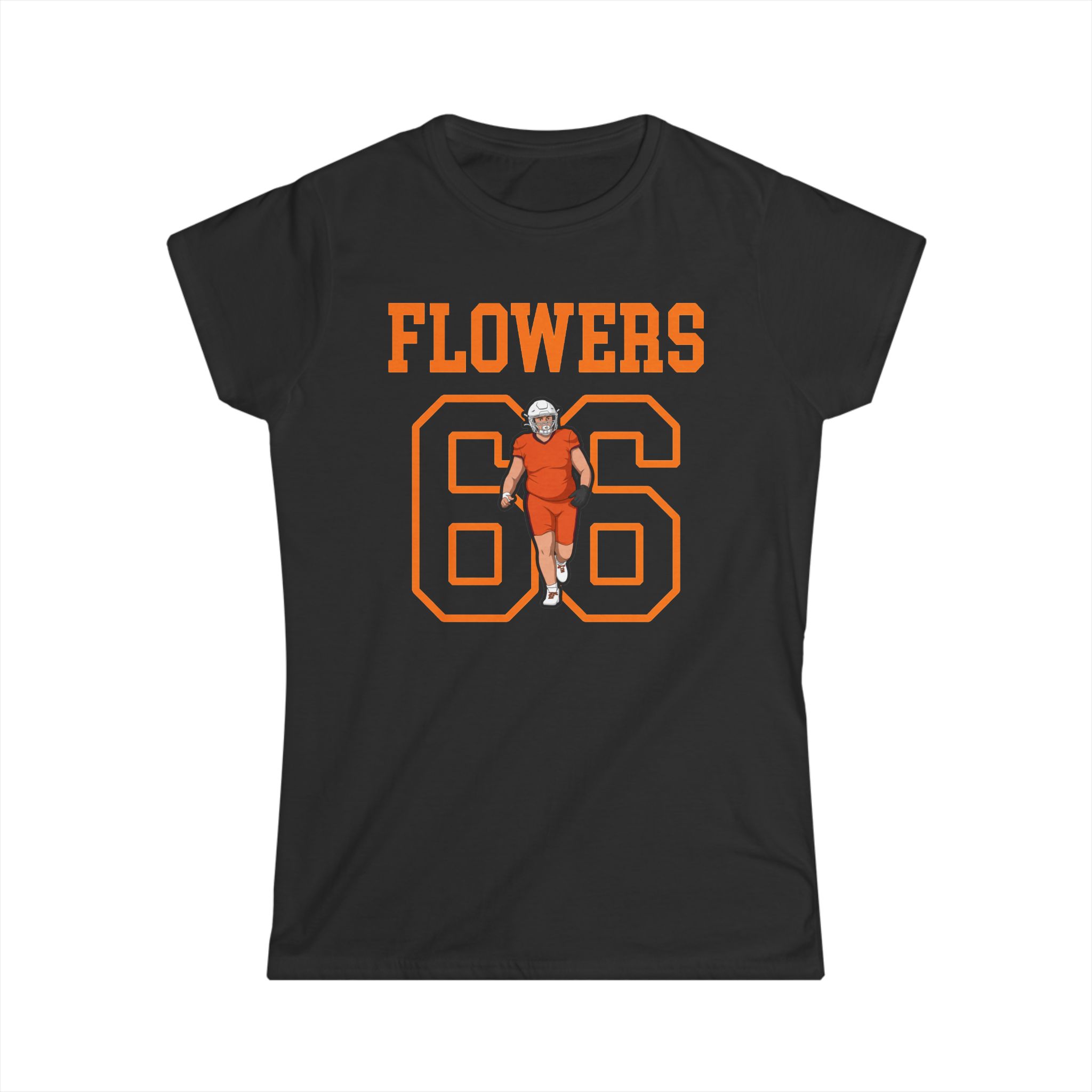 Women's Softstyle Tee — character_shirsey in Black
