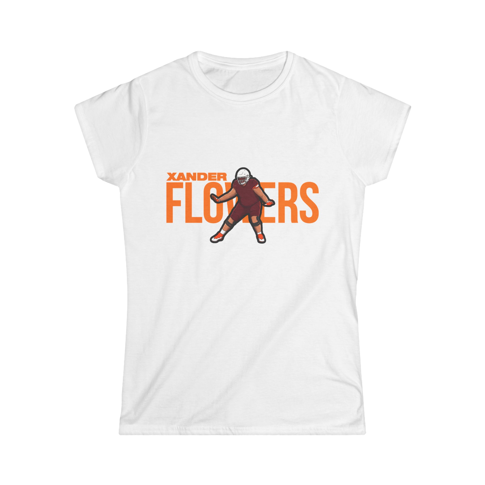 Women's Softstyle Tee — character_player_name in White