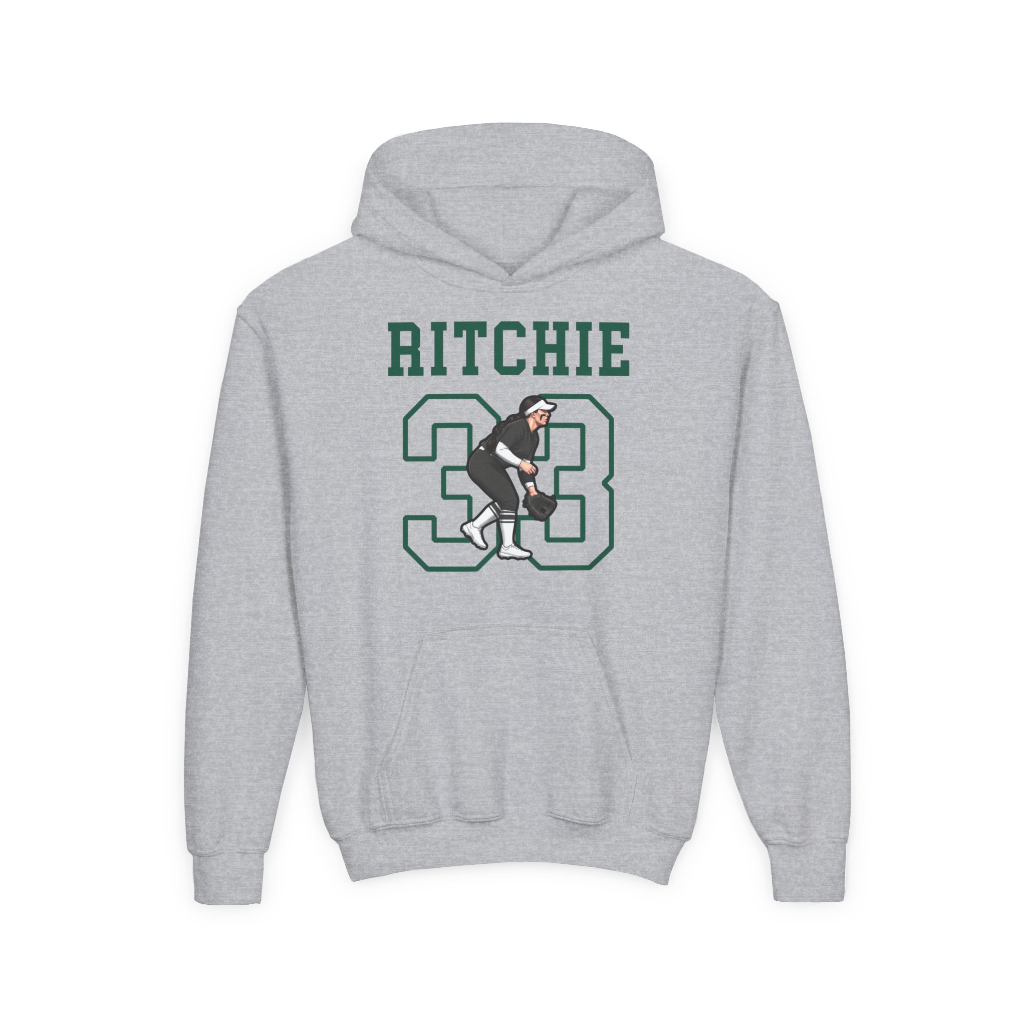 Youth Hoodie — character_shirsey in Grey