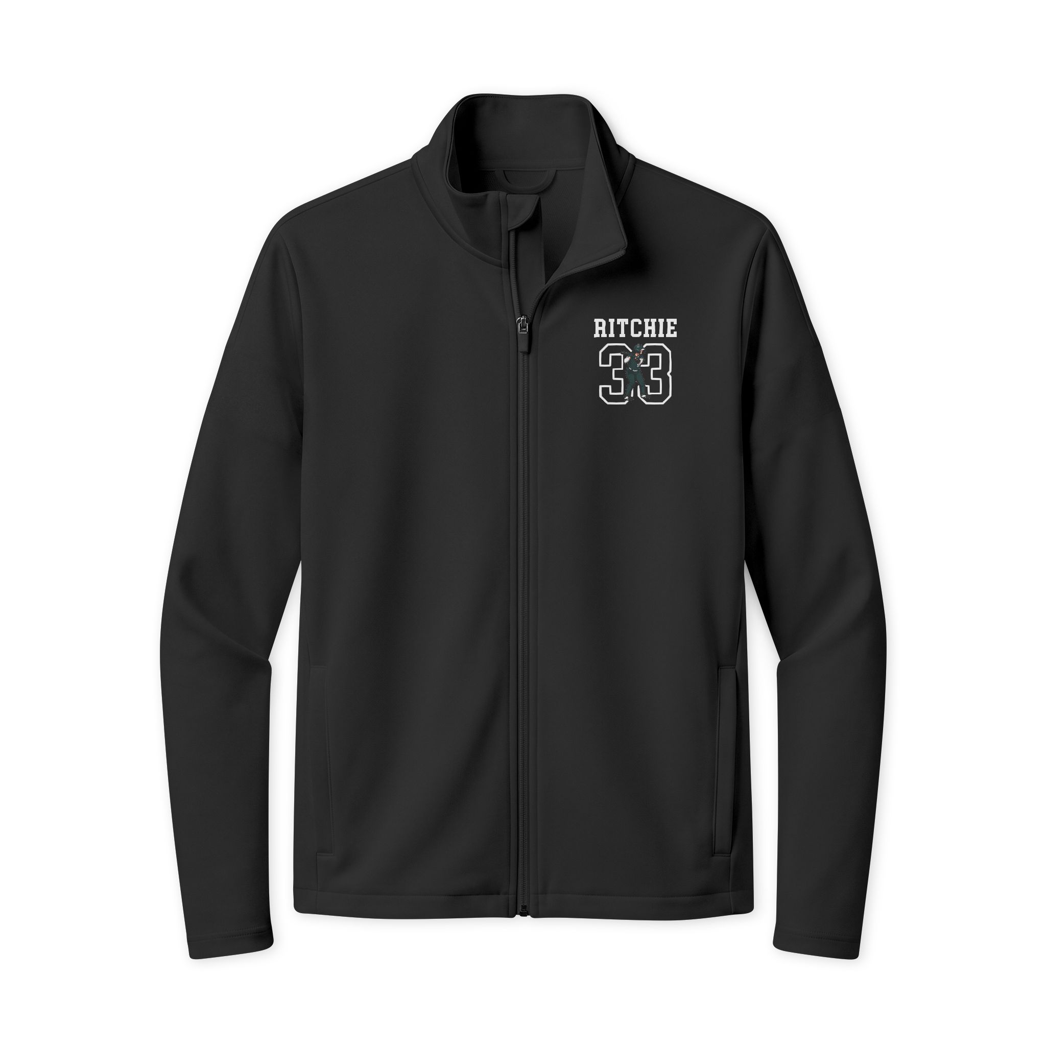 Travel Full-Zip Jacket — character_shirsey in Black/ Black