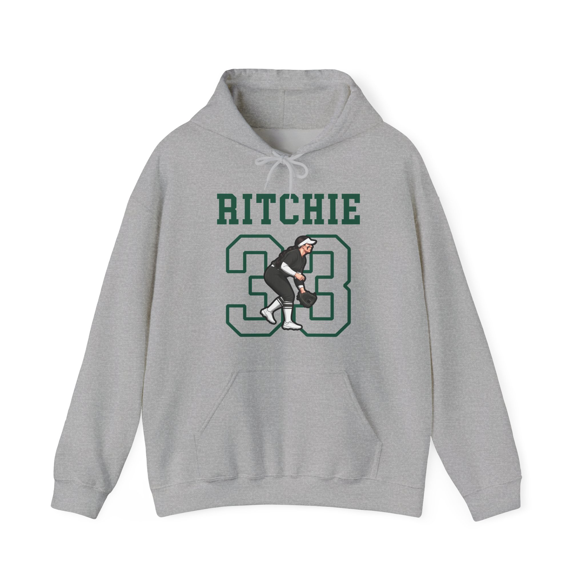 Hoodie — character_shirsey in Grey