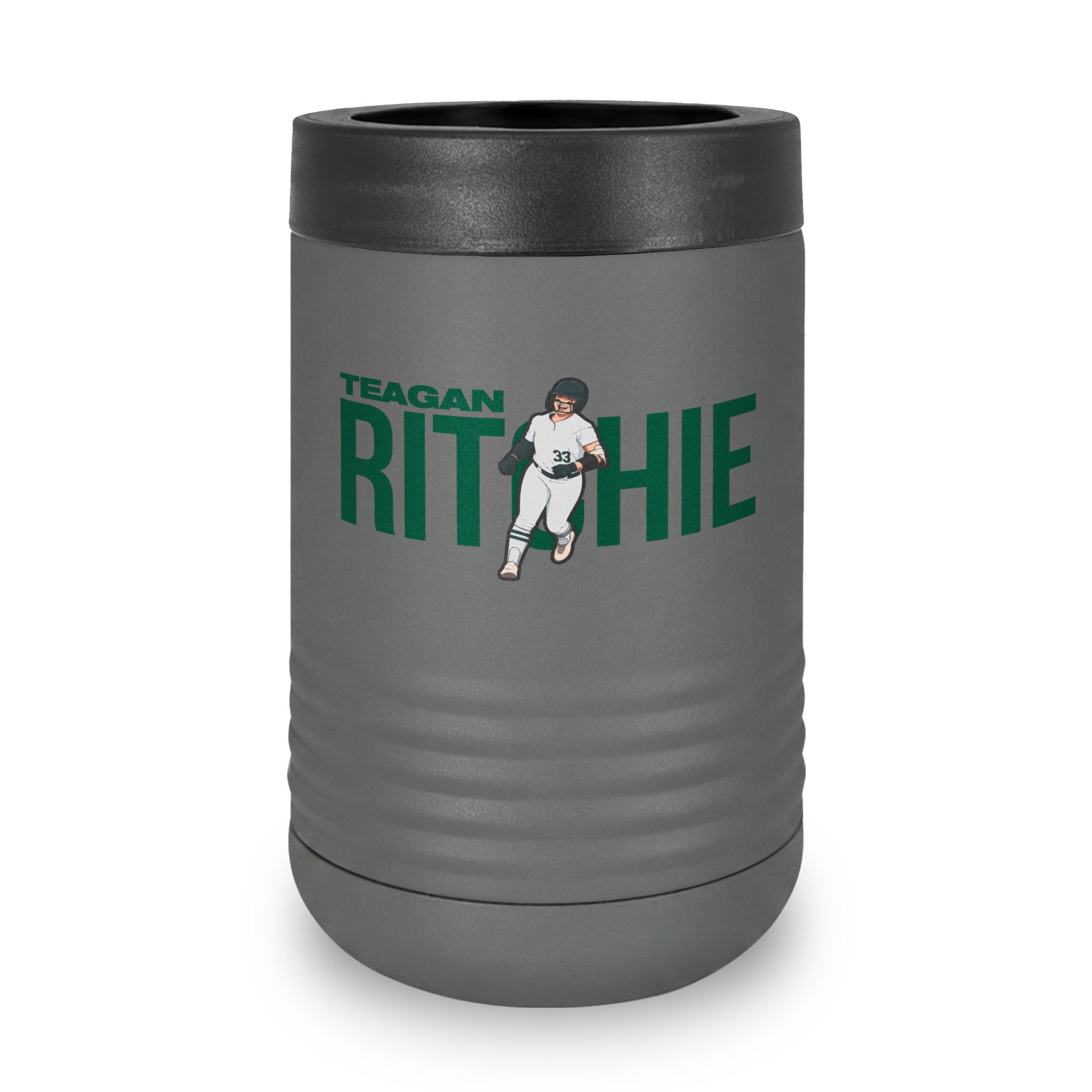 Stainless Can Cooler — character_player_name in Grey