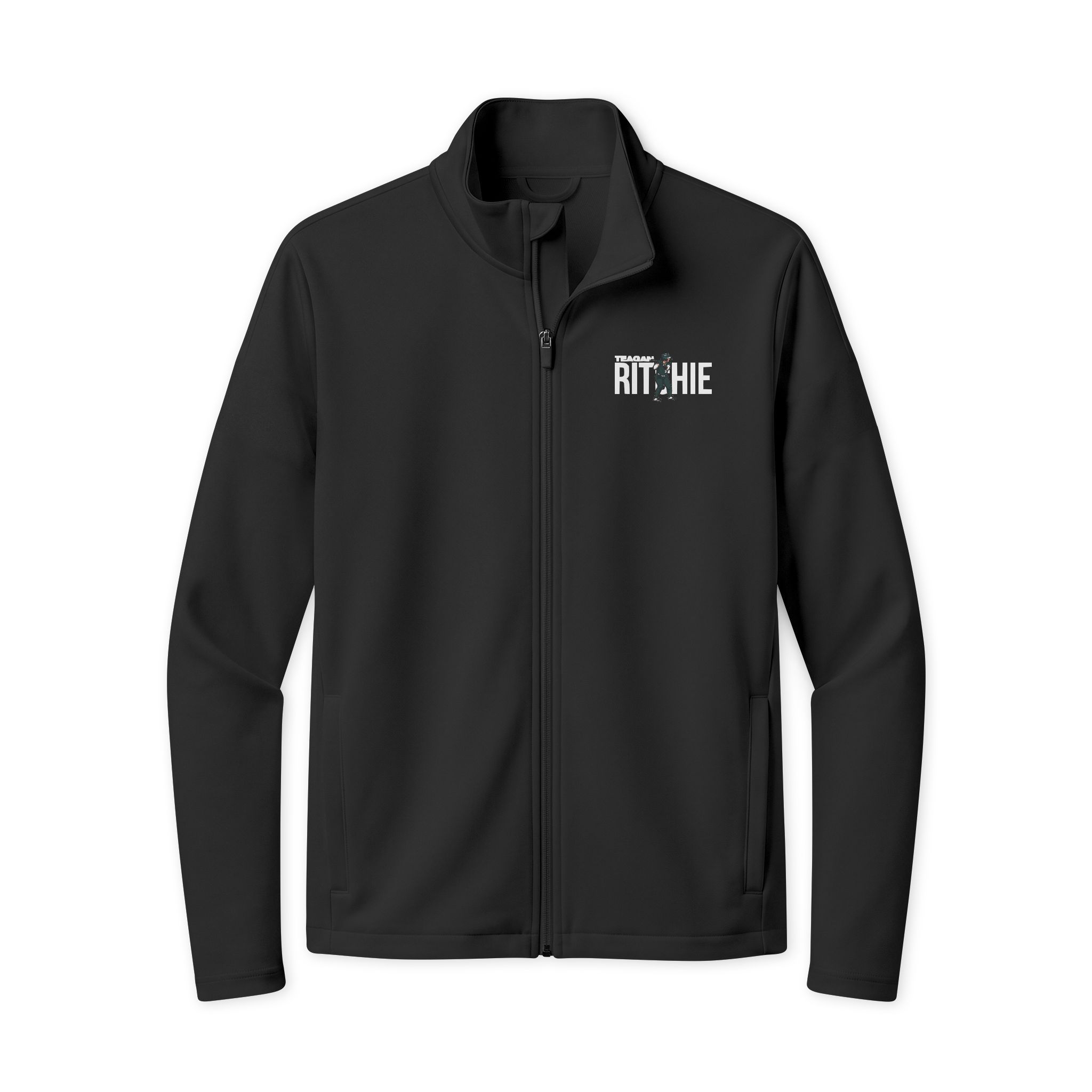 Travel Full-Zip Jacket — character_player_name in Black/ Black