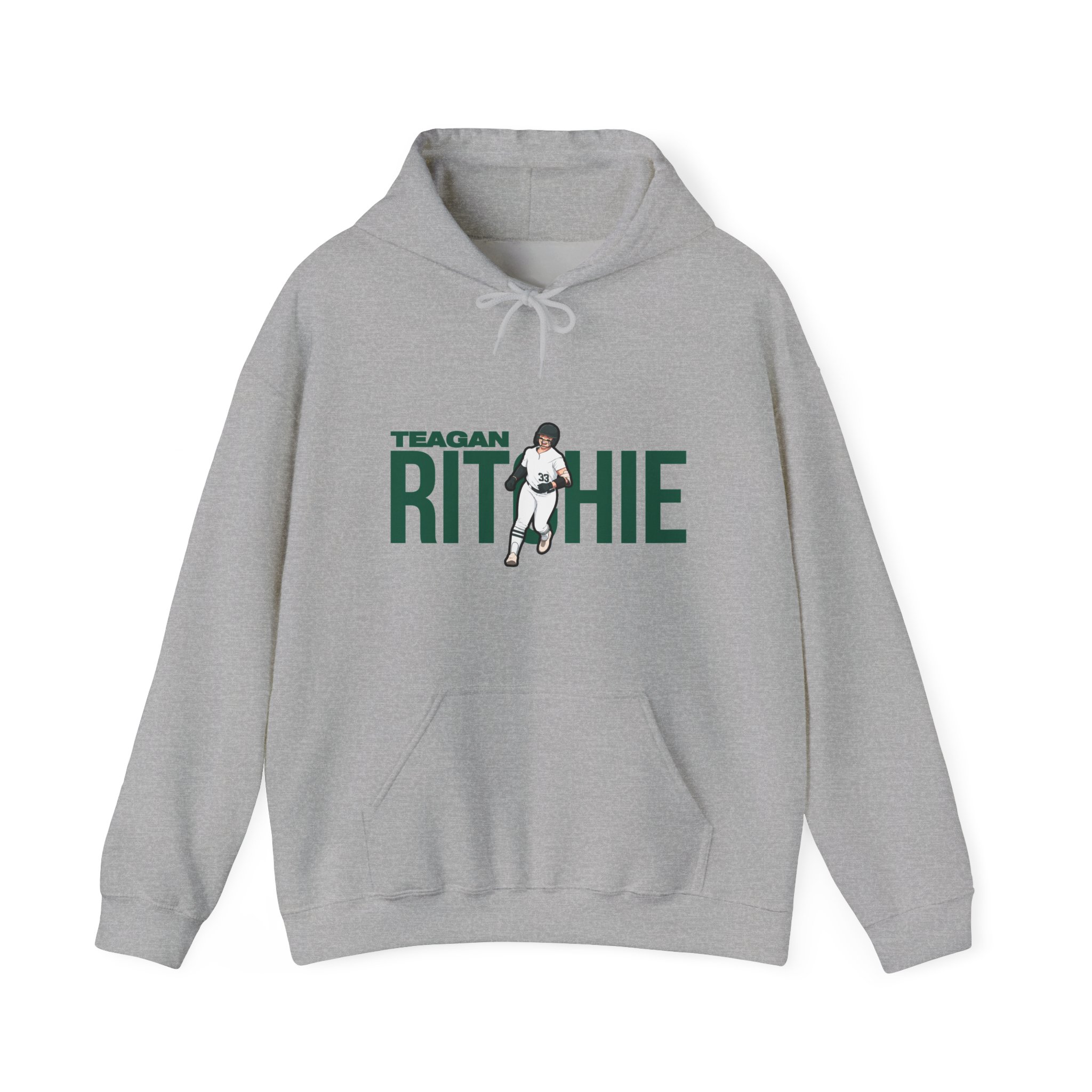 Hoodie — character_player_name in Grey