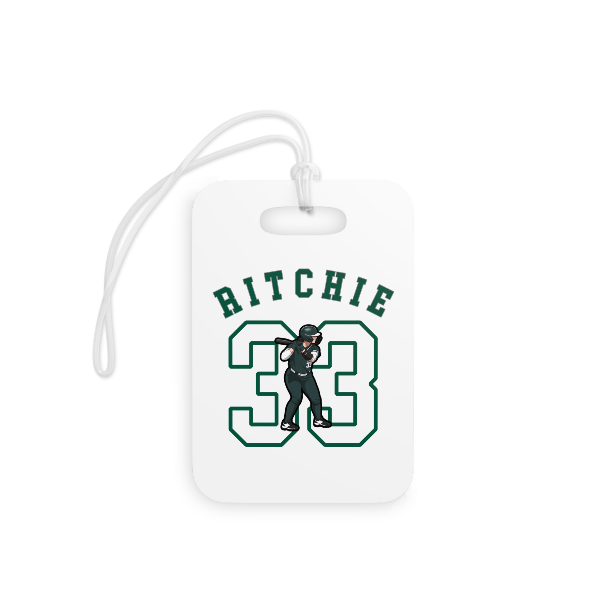 Glossy Luggage Tag