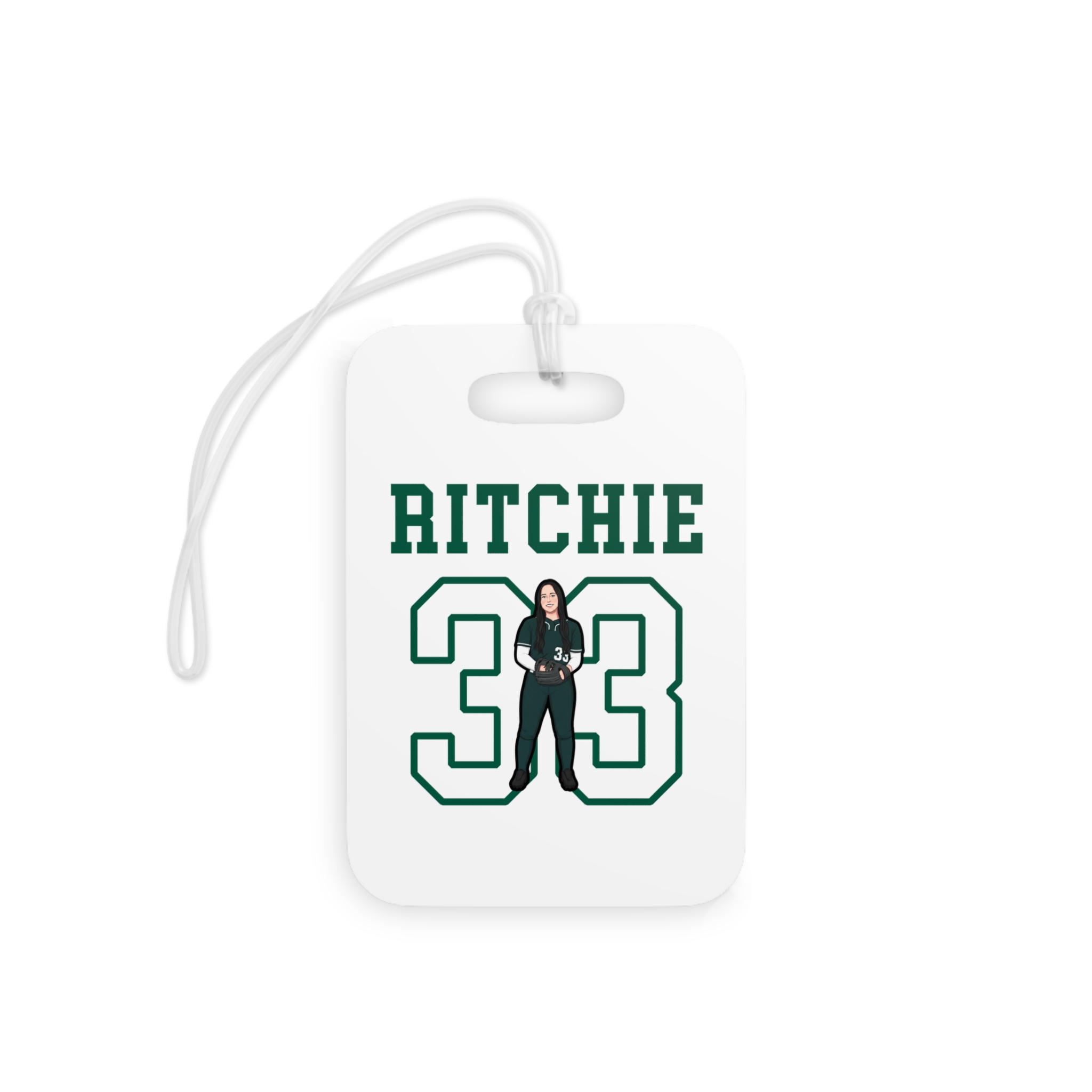 Glossy Luggage Tag — character_shirsey in Classic