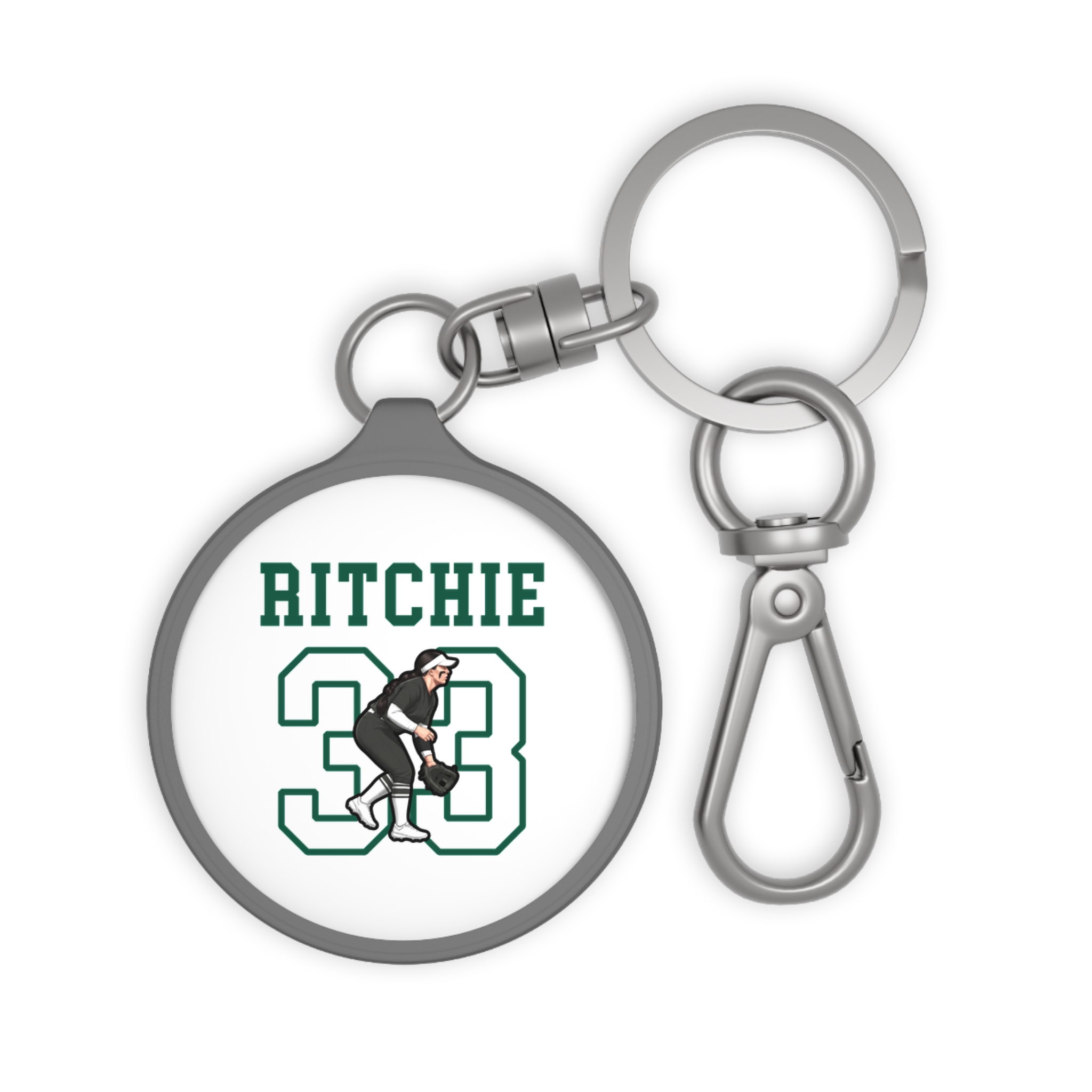 Keychain — character_shirsey in Grey