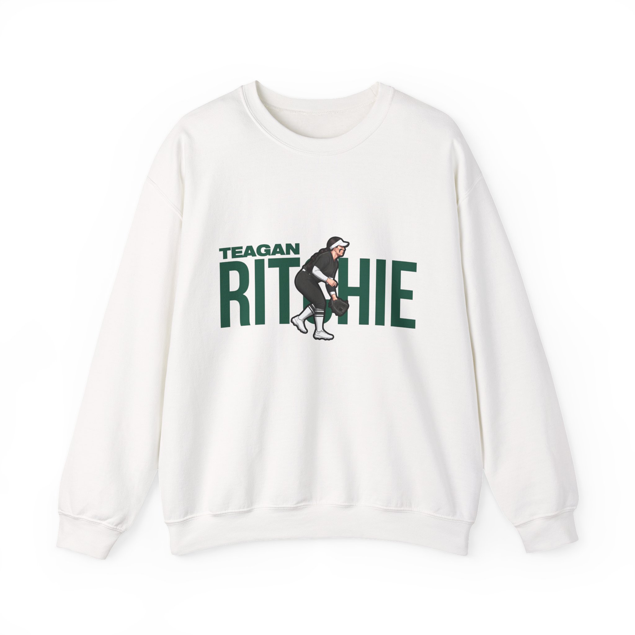 Crewneck Sweatshirt — character_player_name in White