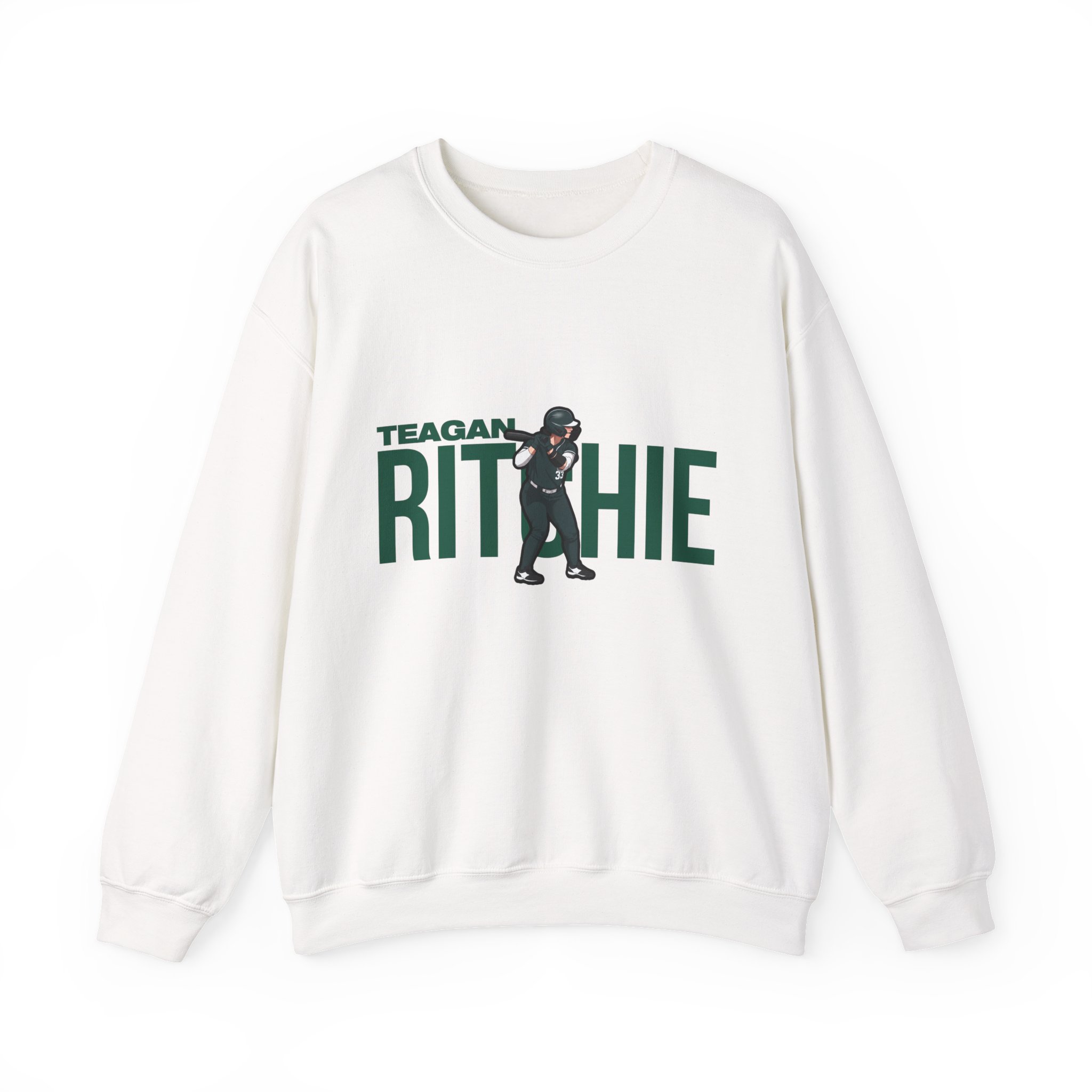 Crewneck Sweatshirt — character_player_name in White