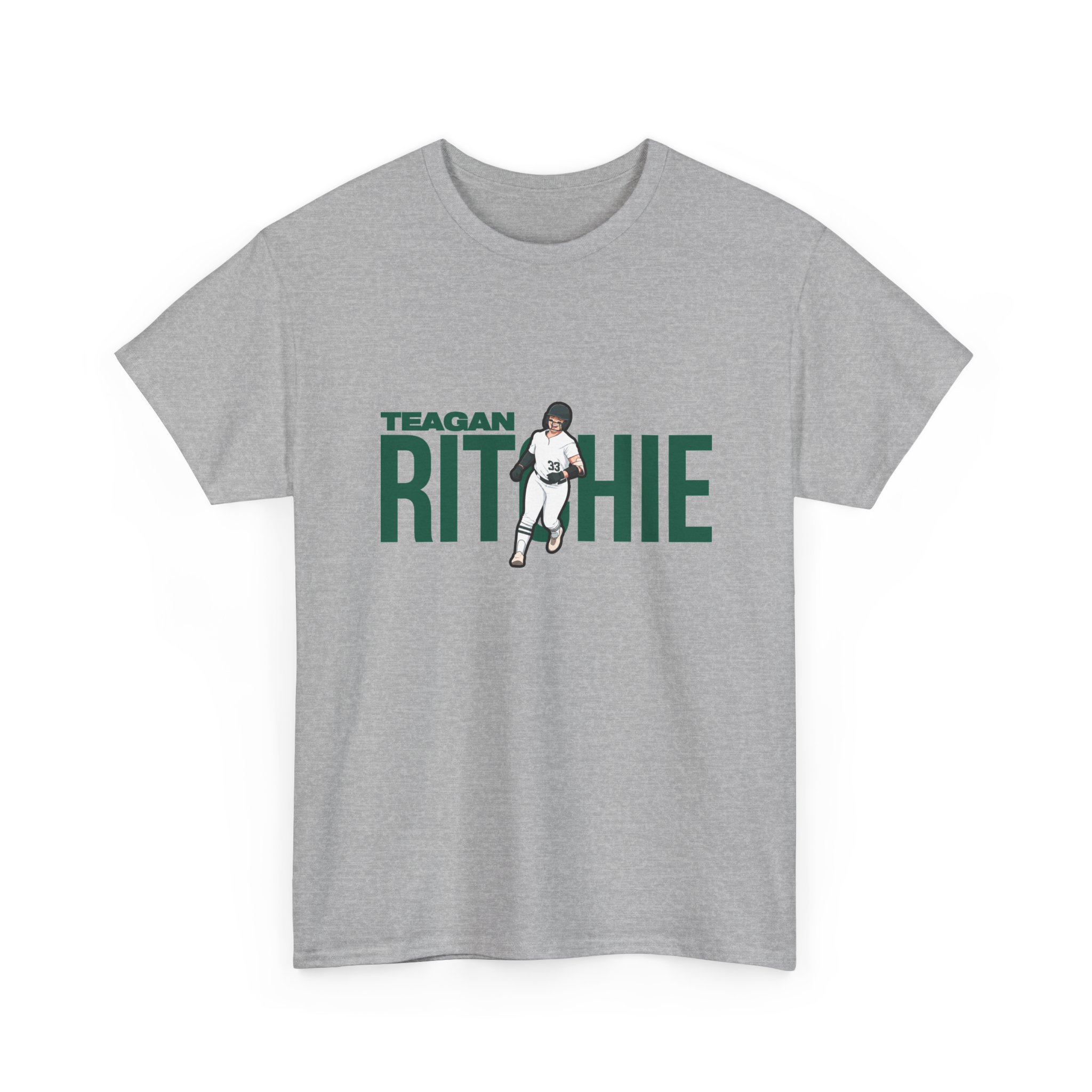 Tee — character_player_name in Grey