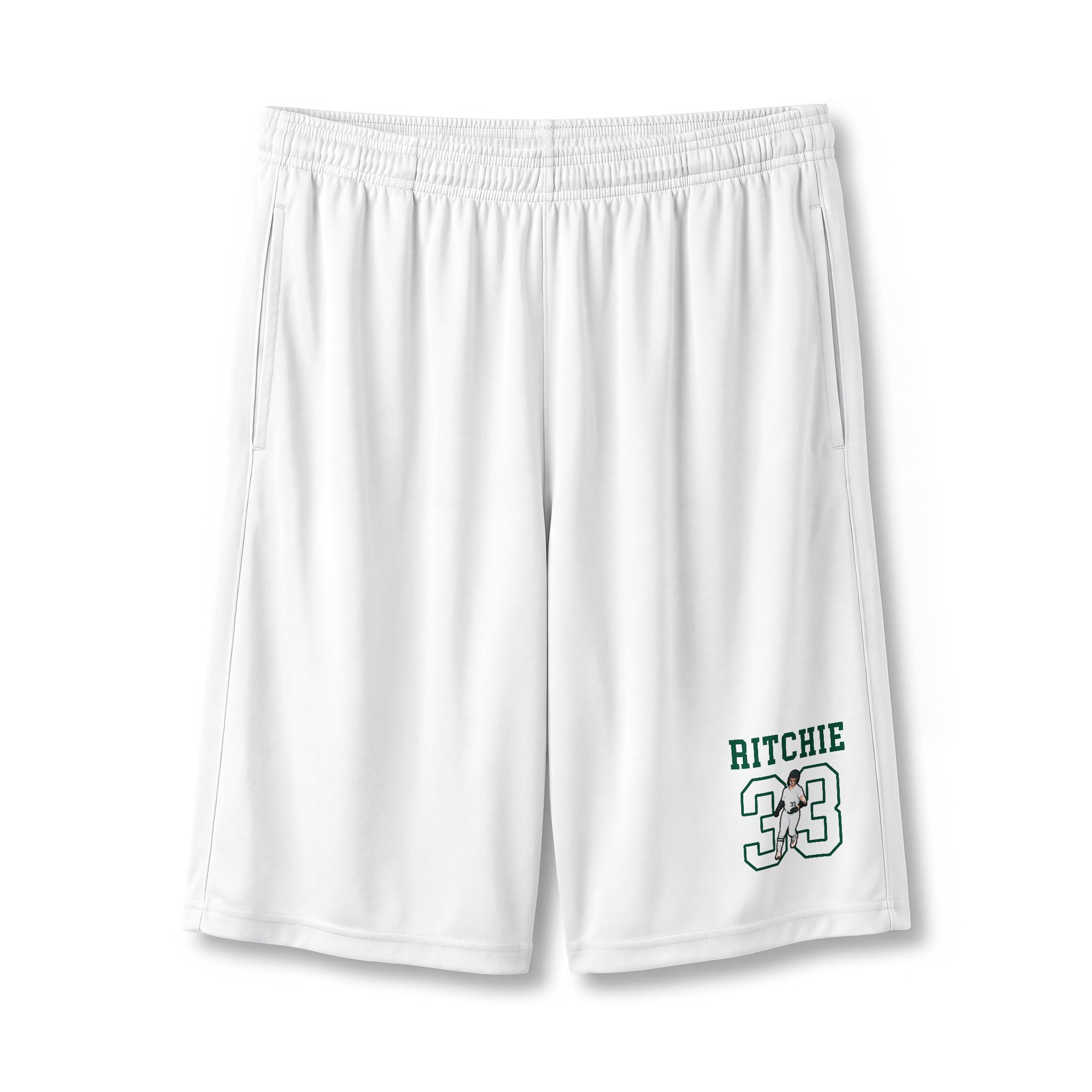 Shorts — character_shirsey in White