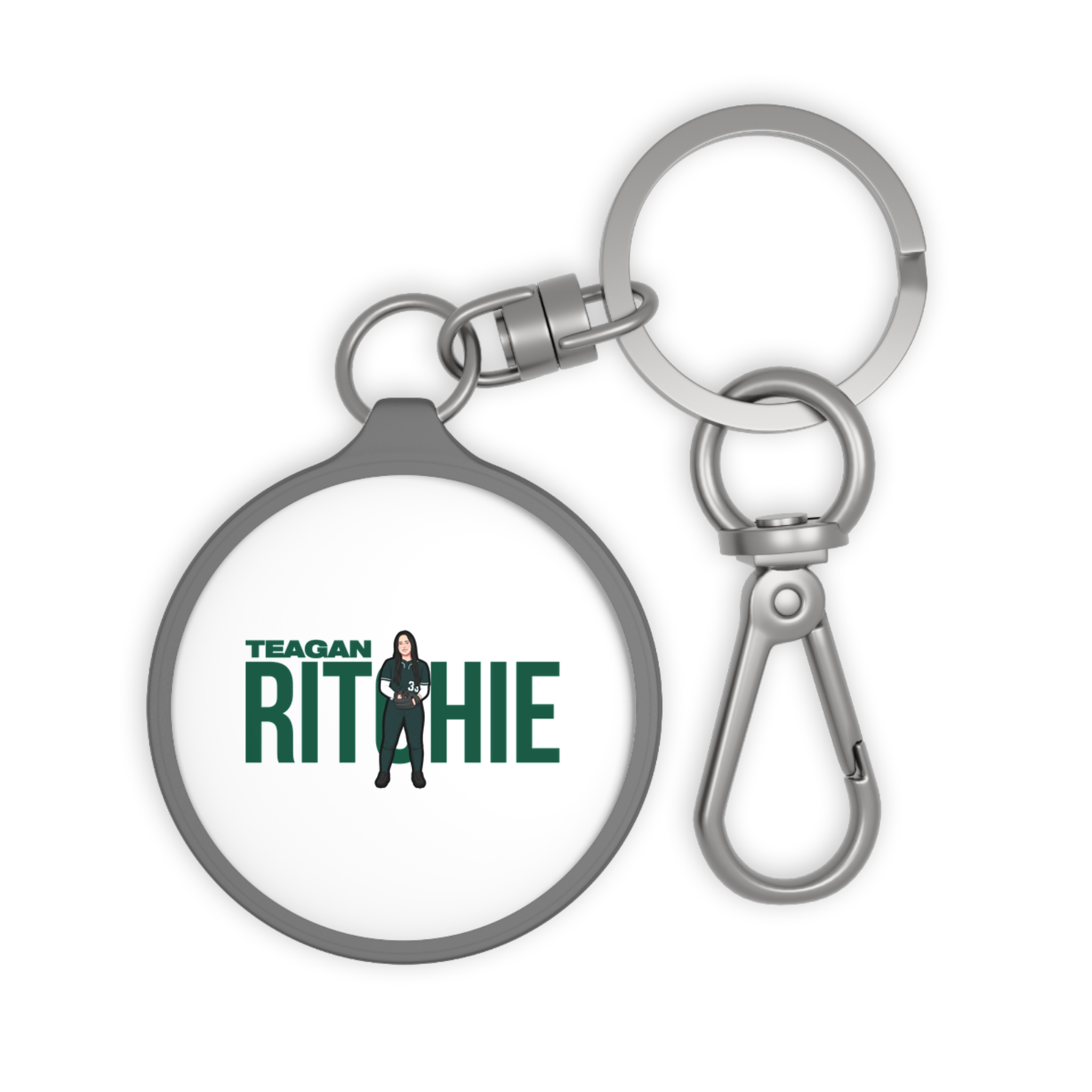 Keychain — character_player_name in Grey