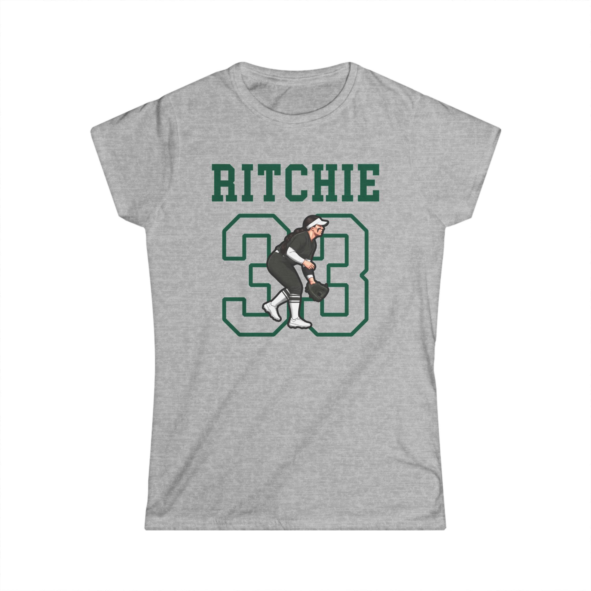Women's Softstyle Tee — character_shirsey in Grey