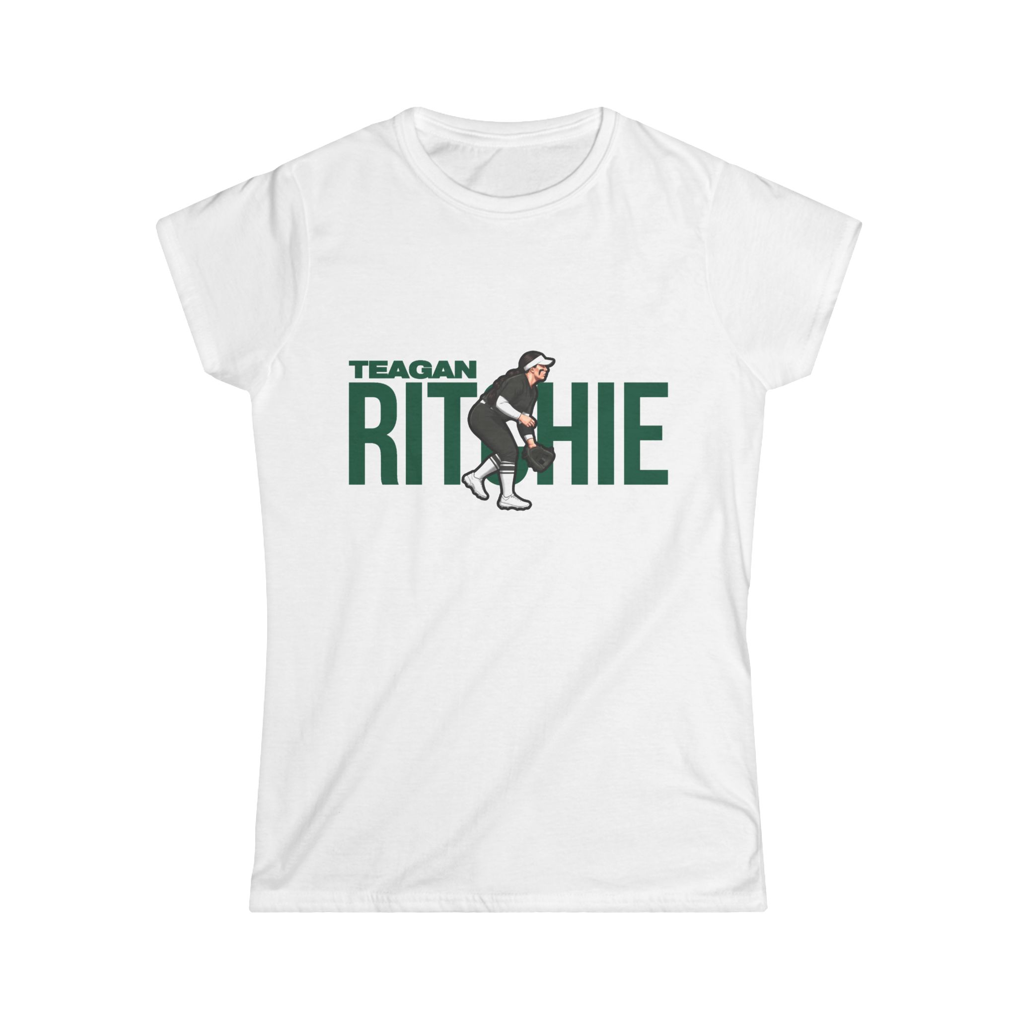 Women's Softstyle Tee — character_player_name in White