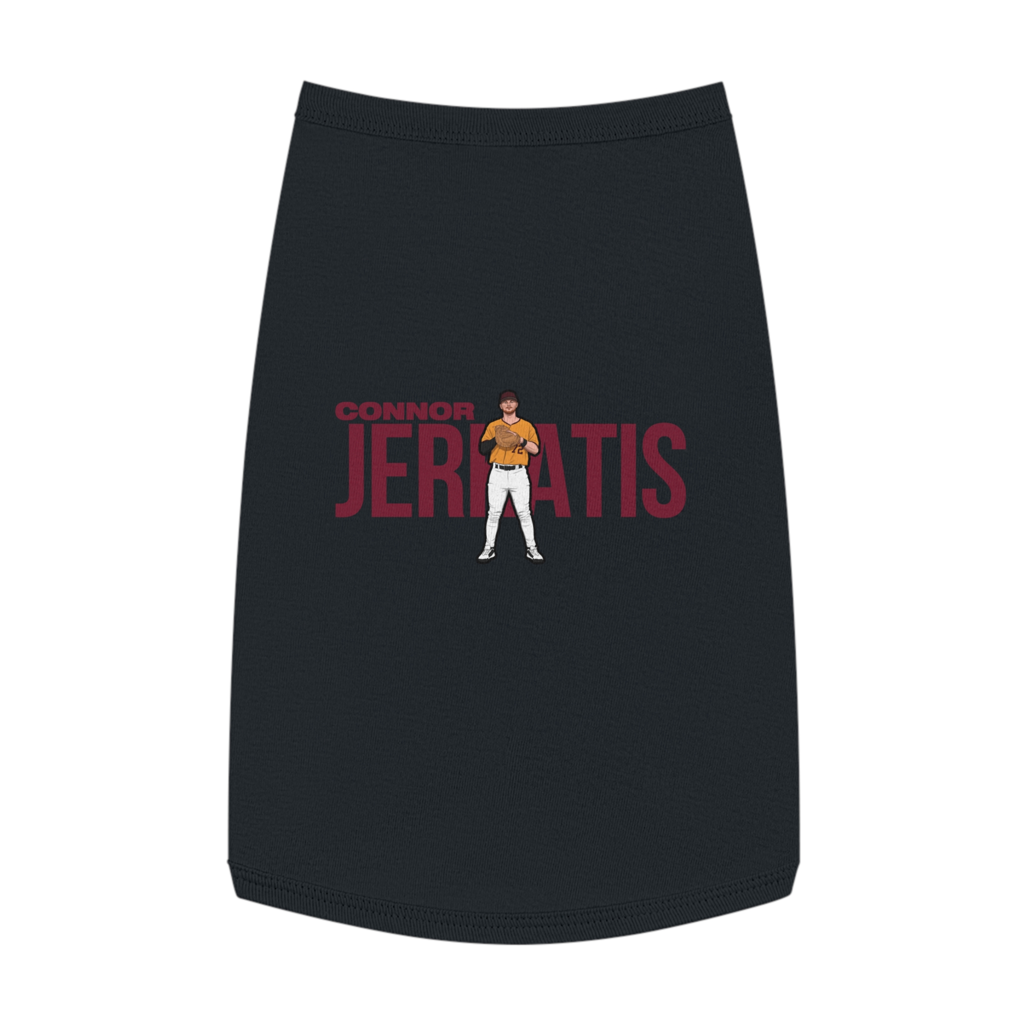Pet Tank Top — character_player_name in White