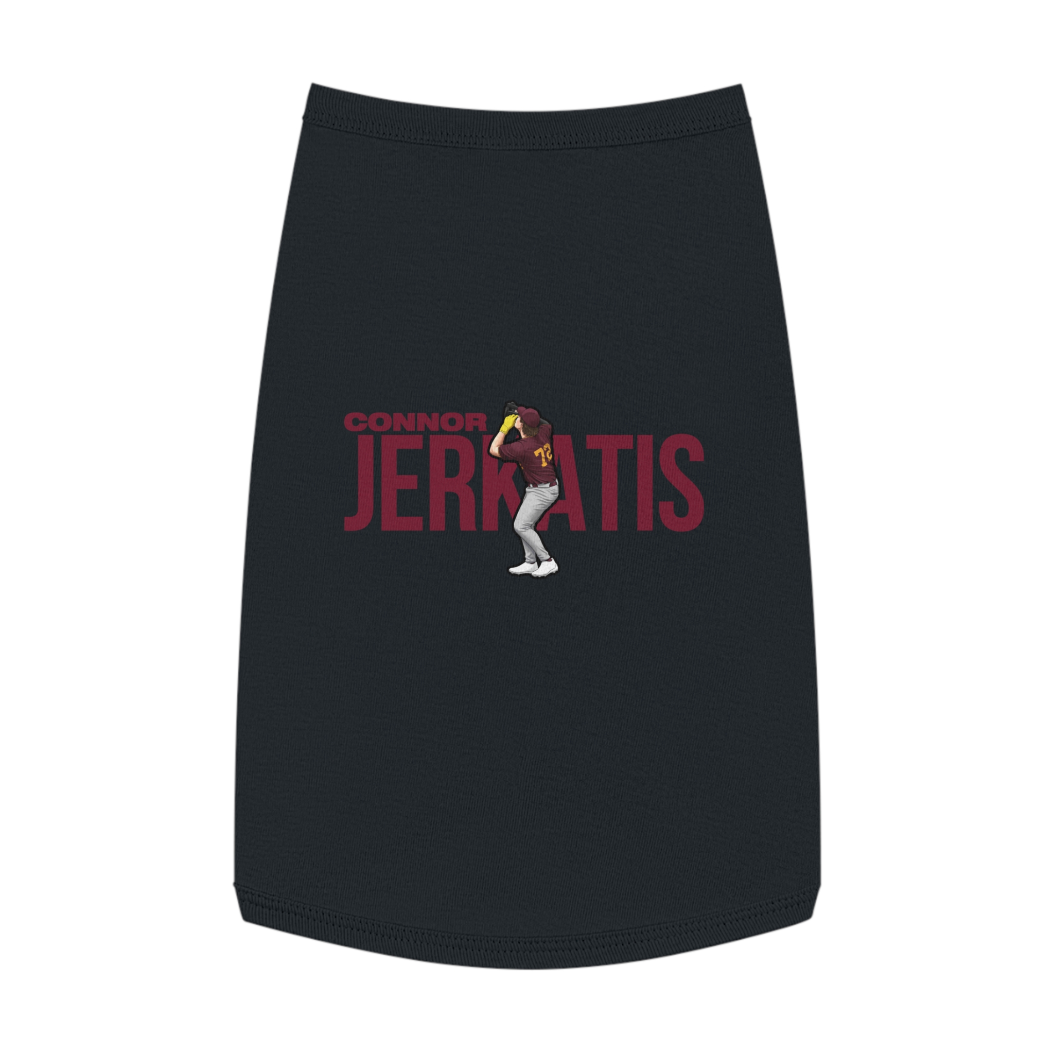 Pet Tank Top — character_player_name in White