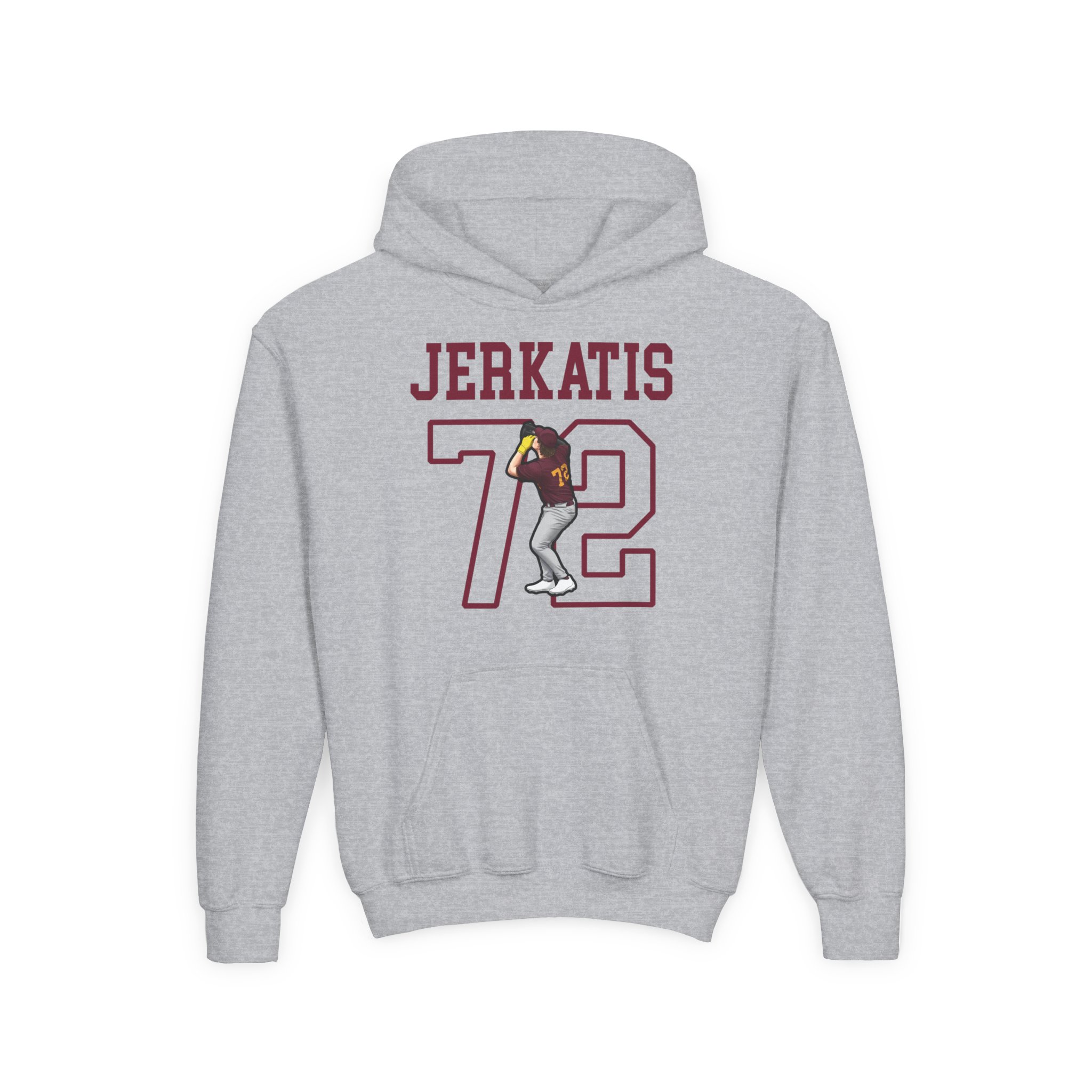 Youth Hoodie — character_shirsey in Grey