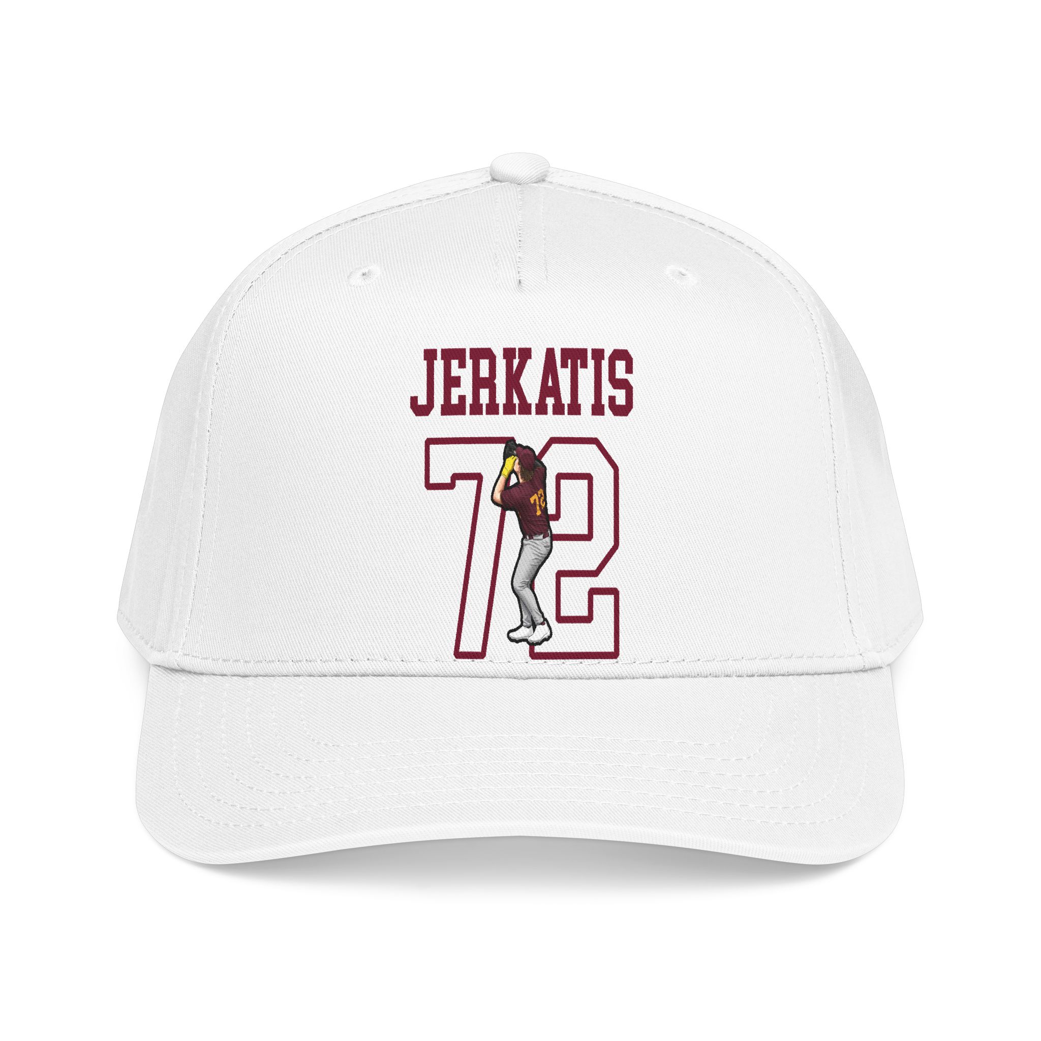 Baseball Cap — character_shirsey in White