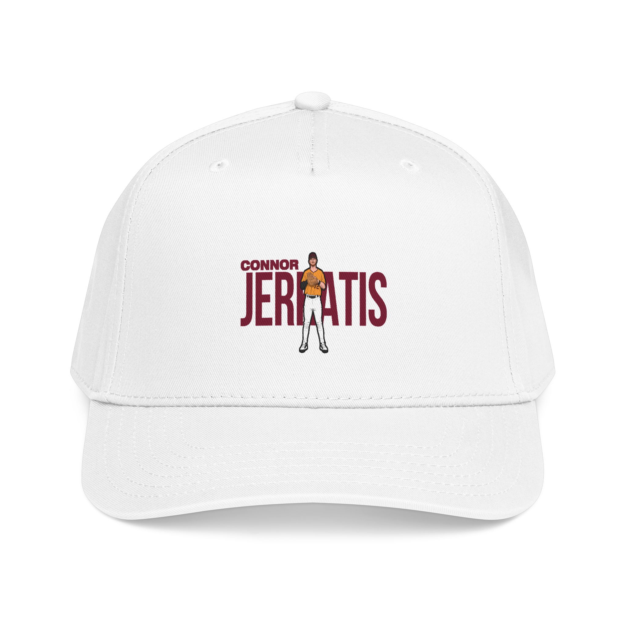 Baseball Cap — character_player_name in White