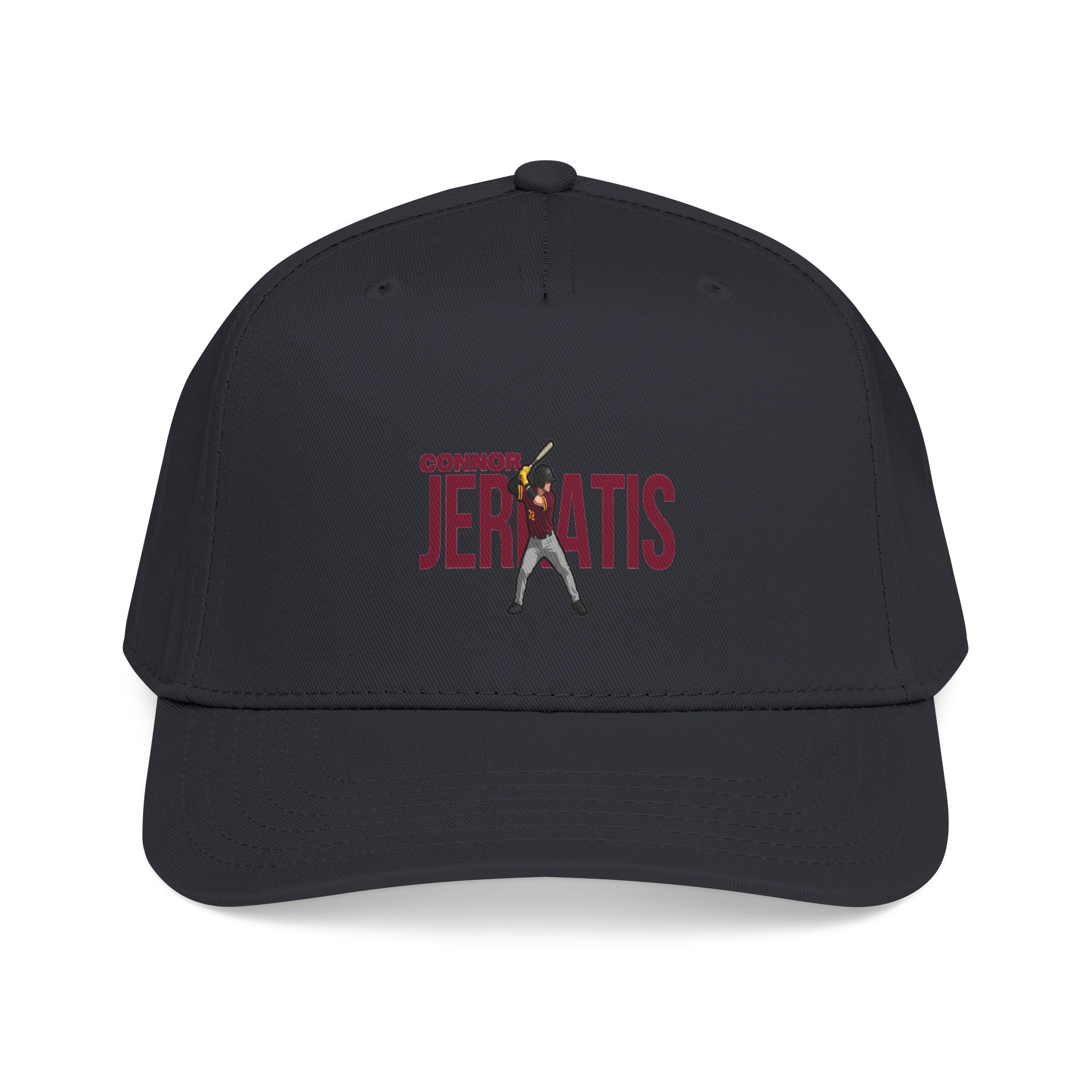 Baseball Cap — character_player_name in Black