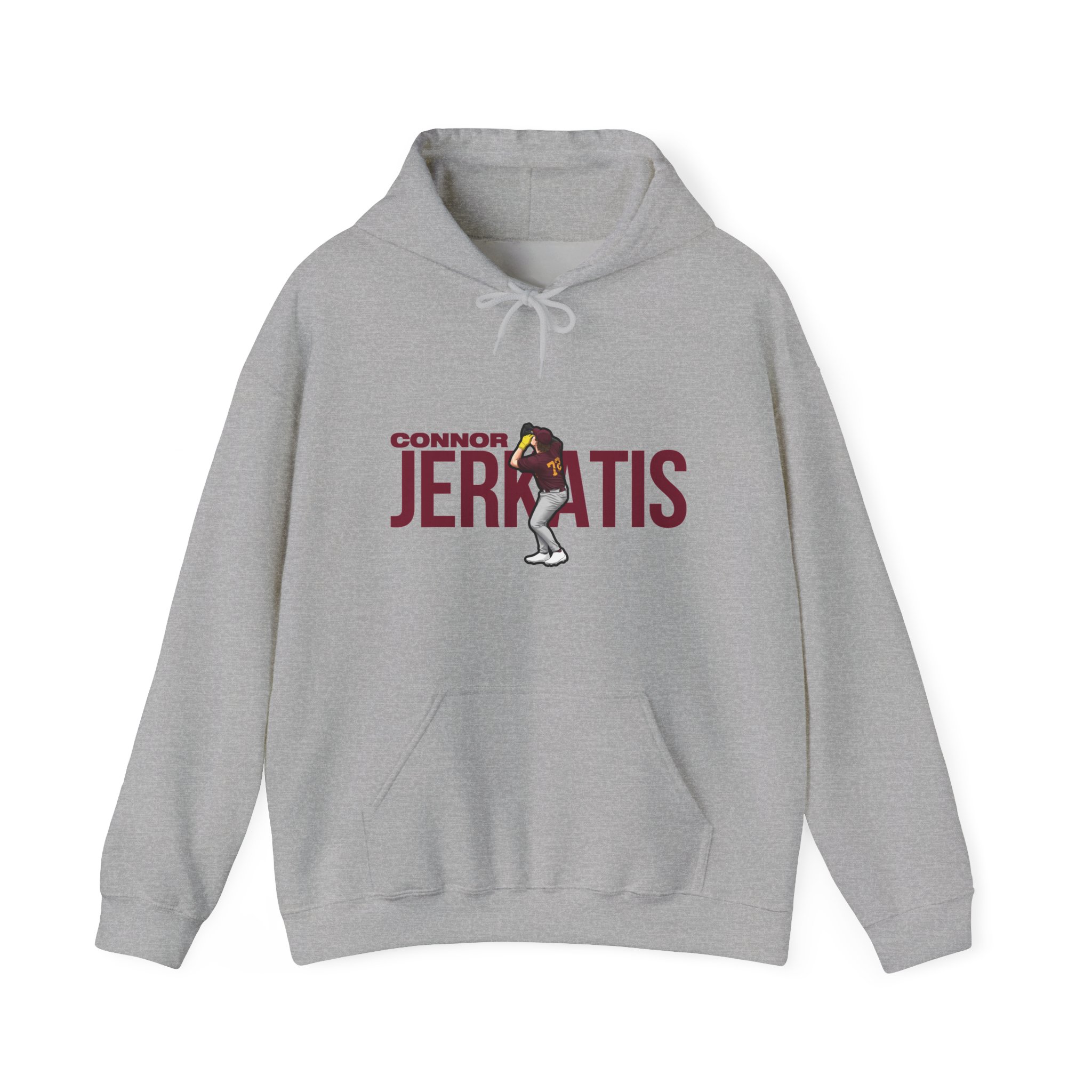 Hoodie — character_player_name in Grey