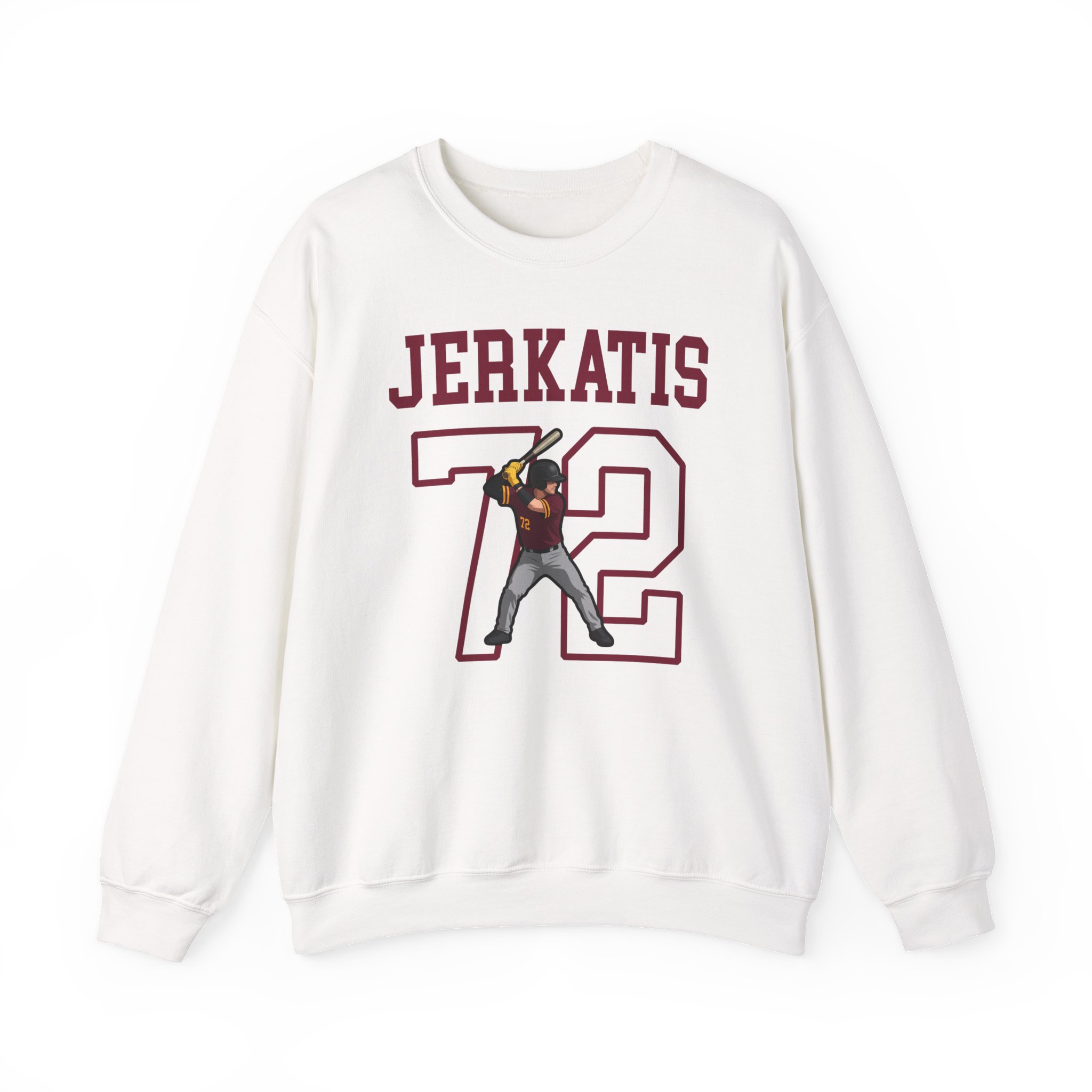 Crewneck Sweatshirt — character_shirsey in White