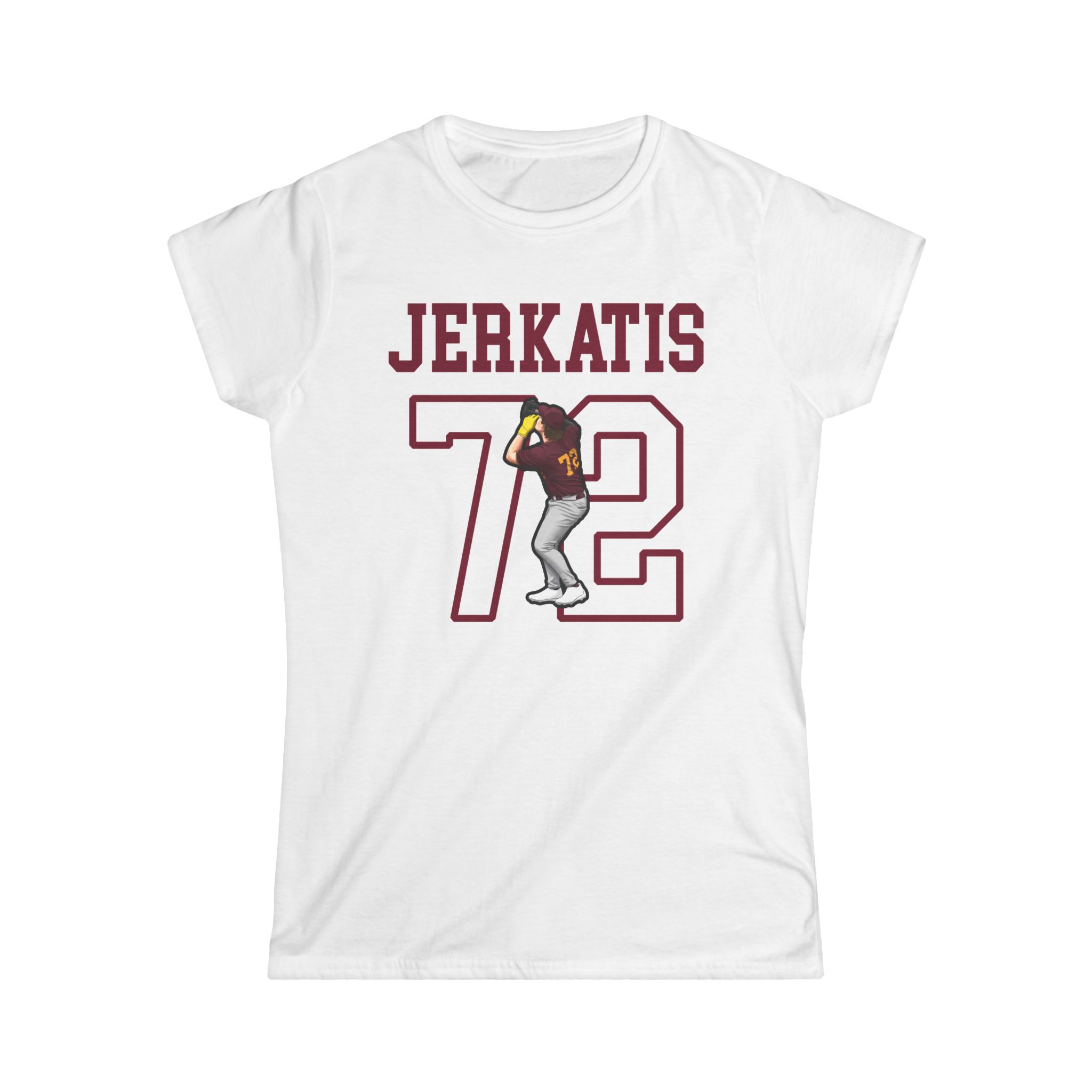 Women's Softstyle Tee — character_shirsey in White