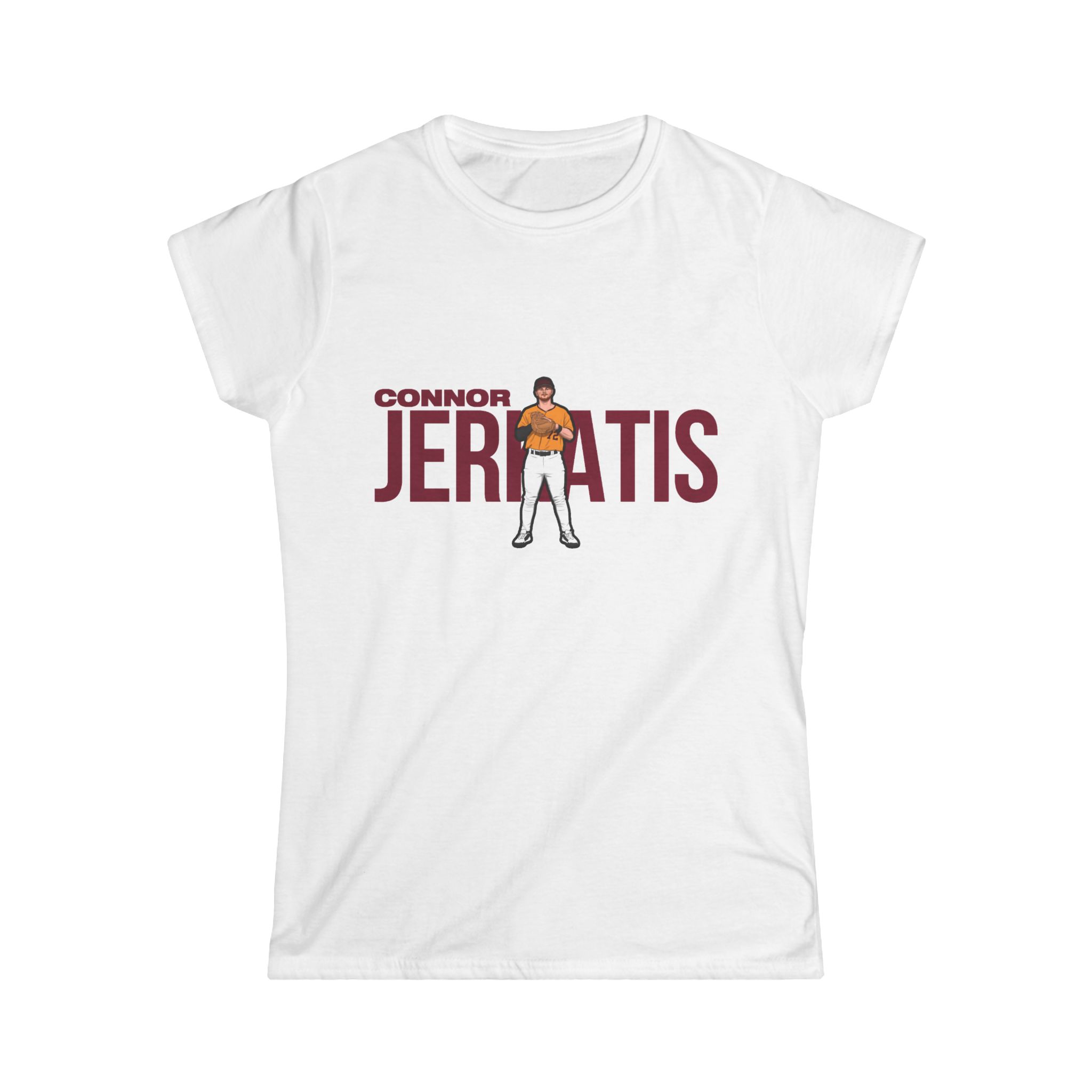 Women's Softstyle Tee — character_player_name in White