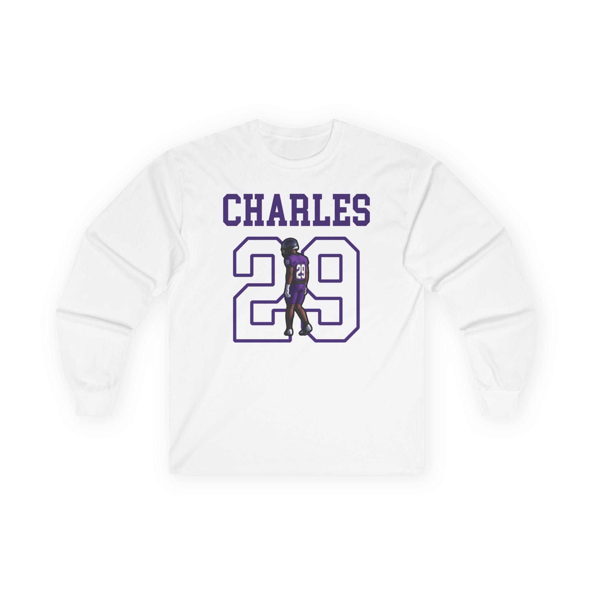 Long Sleeve Tee — character_shirsey in White