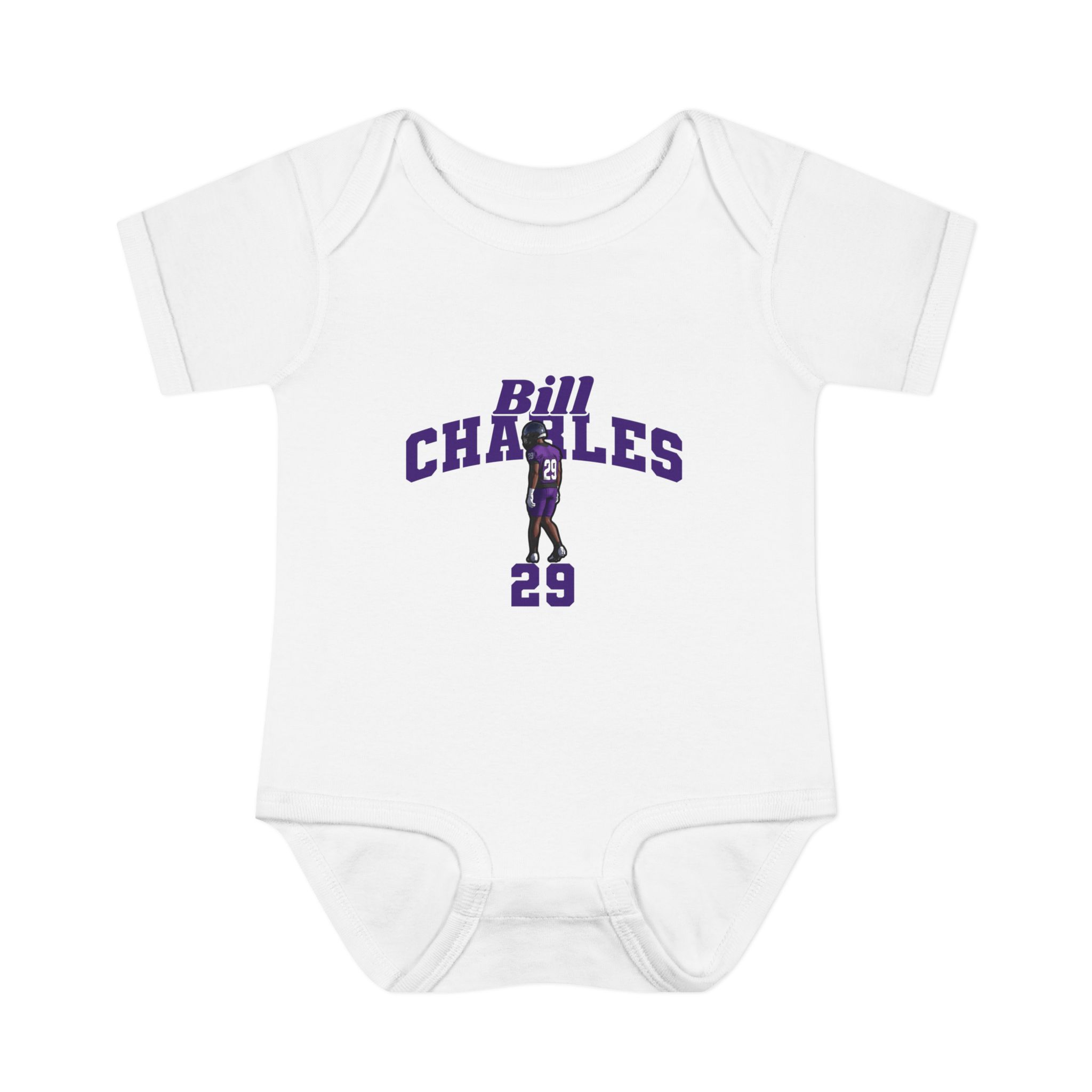 Baby Onesie — character_signature_arch in White