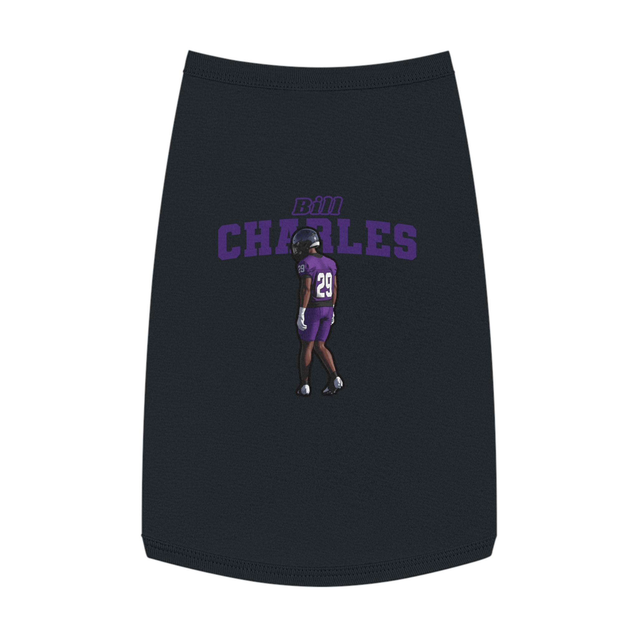 Pet Tank Top — character_name_arch in White