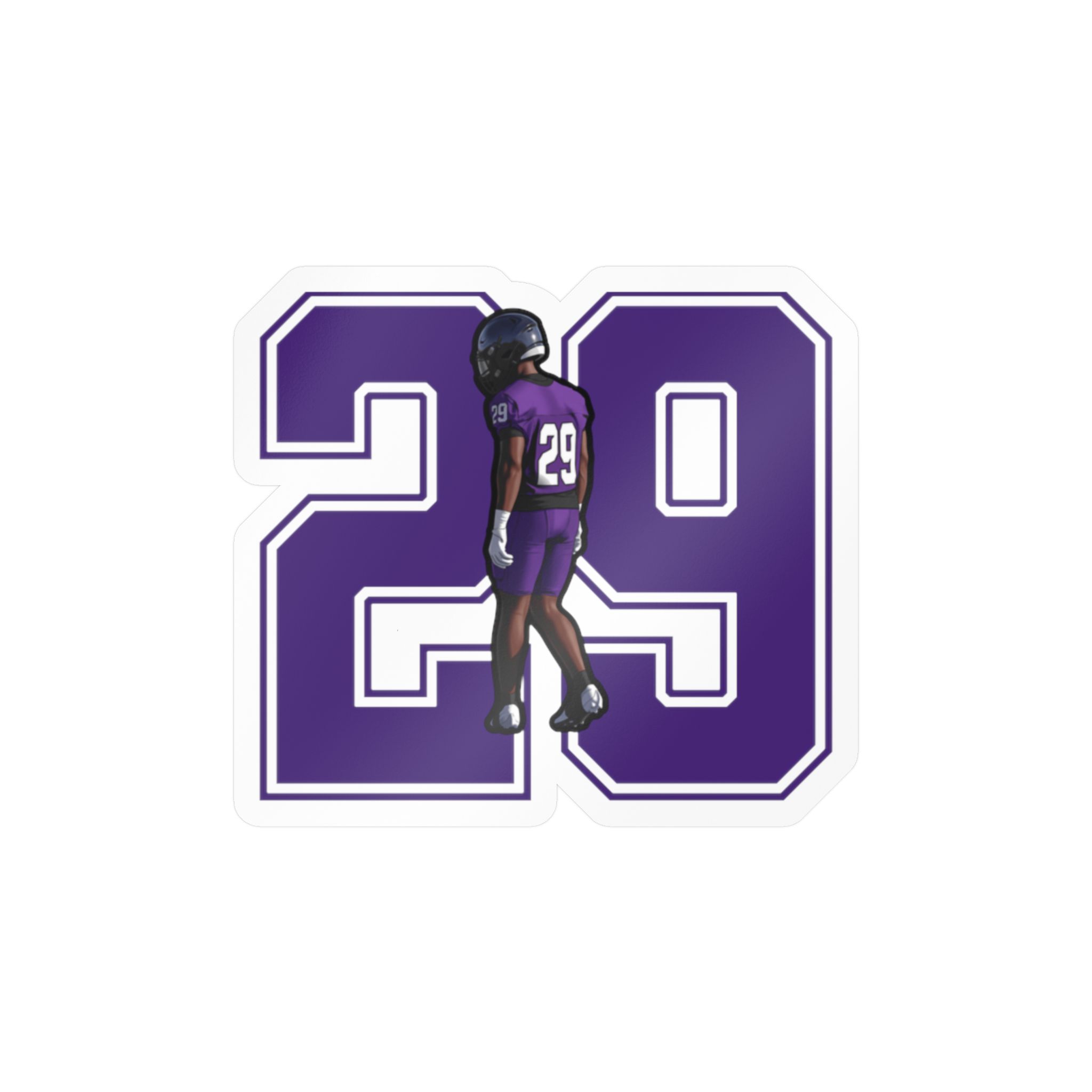 Vinyl Sticker — character_number in Classic