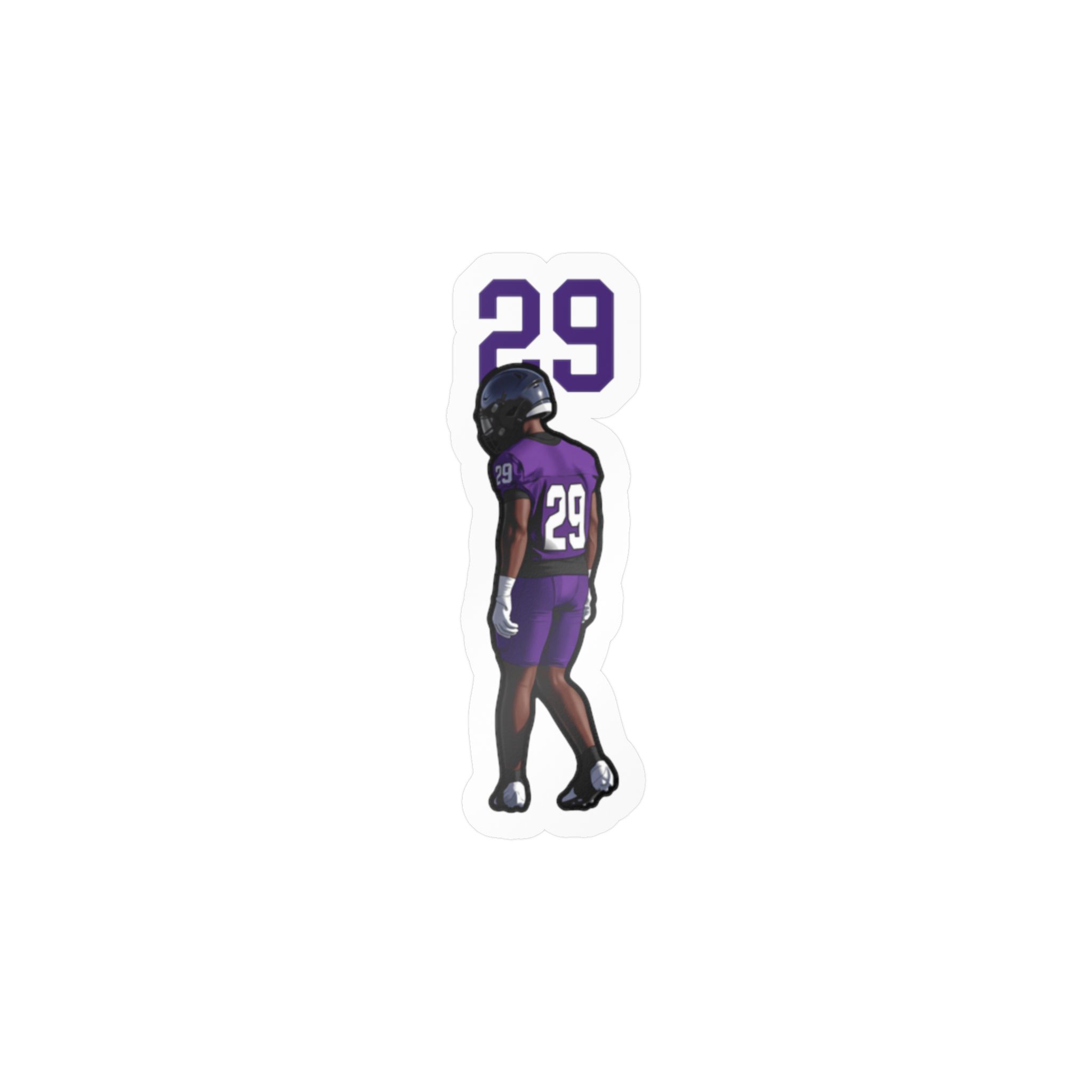 Vinyl Sticker — character_number_top in Classic
