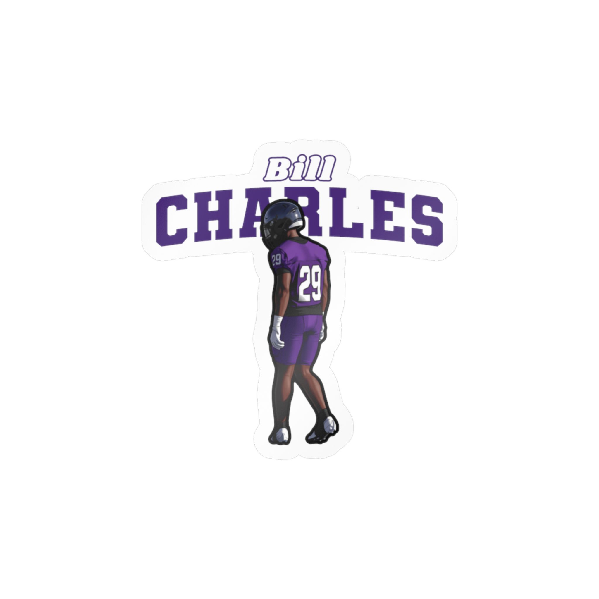Vinyl Sticker — character_name_arch in Classic