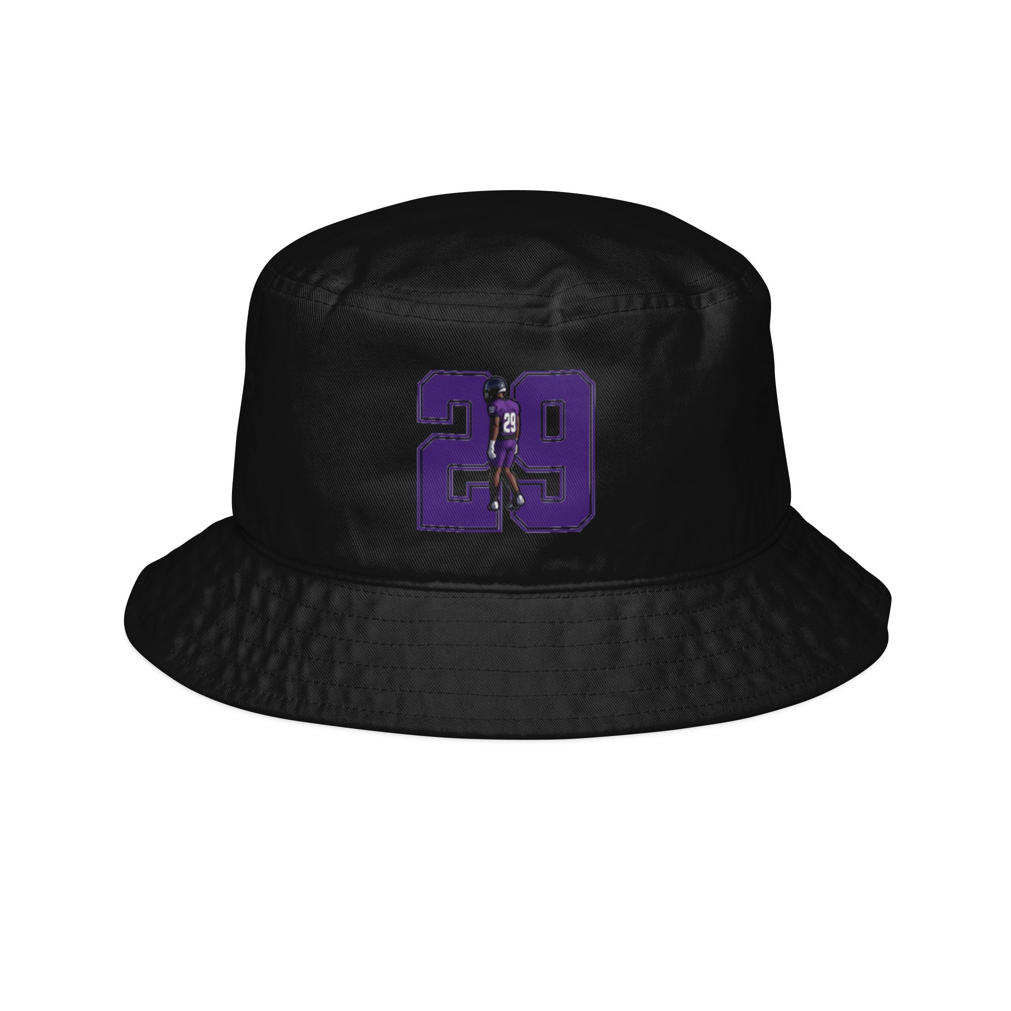 Bucket Hat — character_number in Black