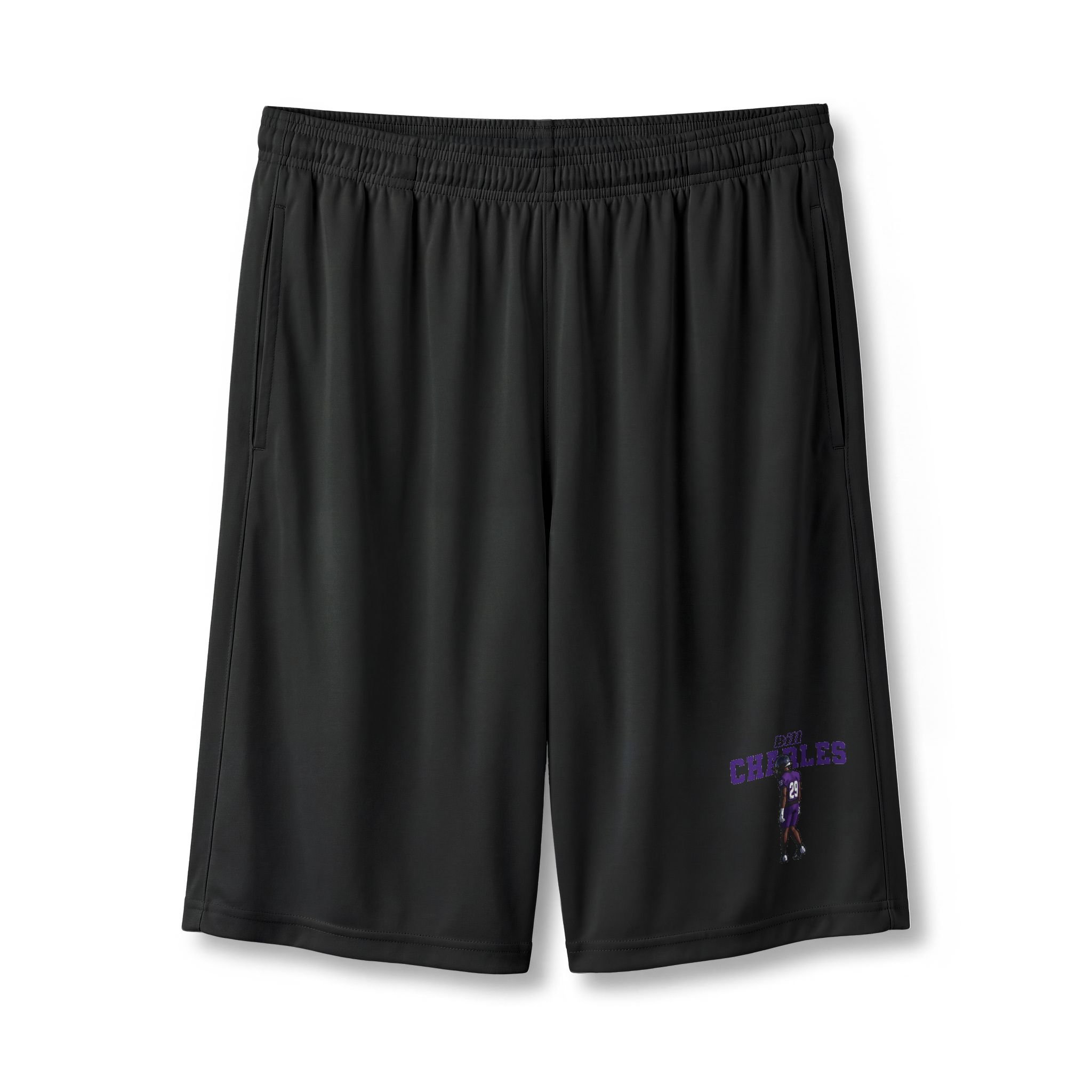 Shorts — character_name_arch in Black