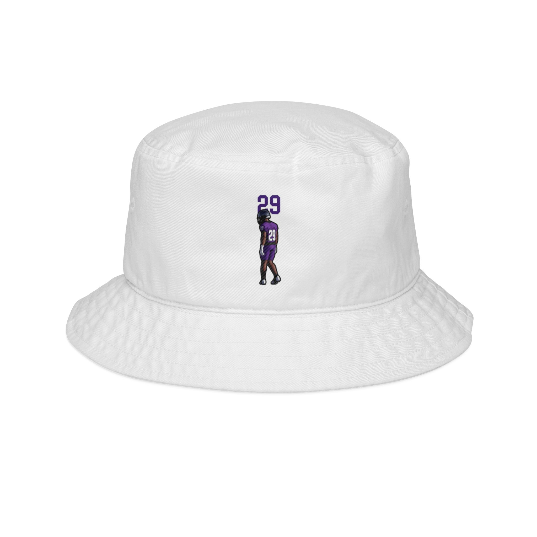 Bucket Hat — character_number_top in White