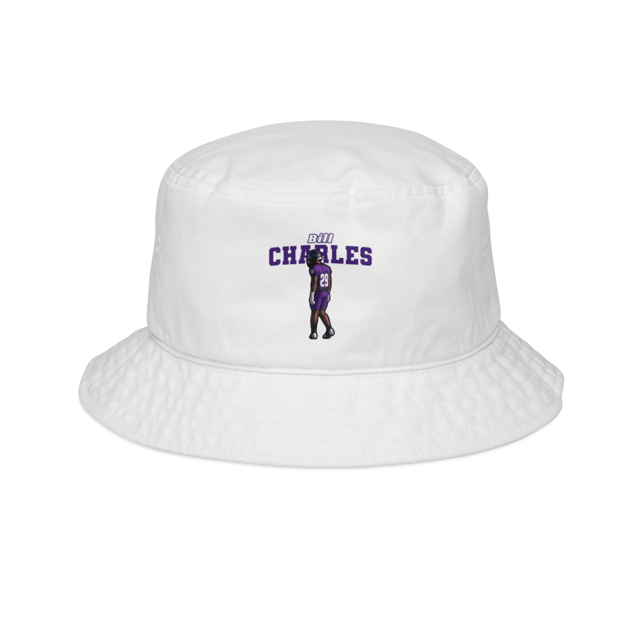 Bucket Hat — character_name_arch in White
