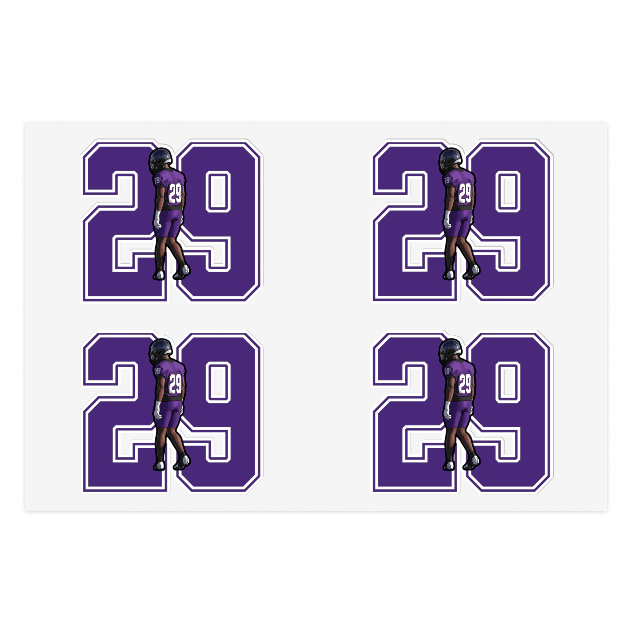 Sticker Sheet — character_number in Classic
