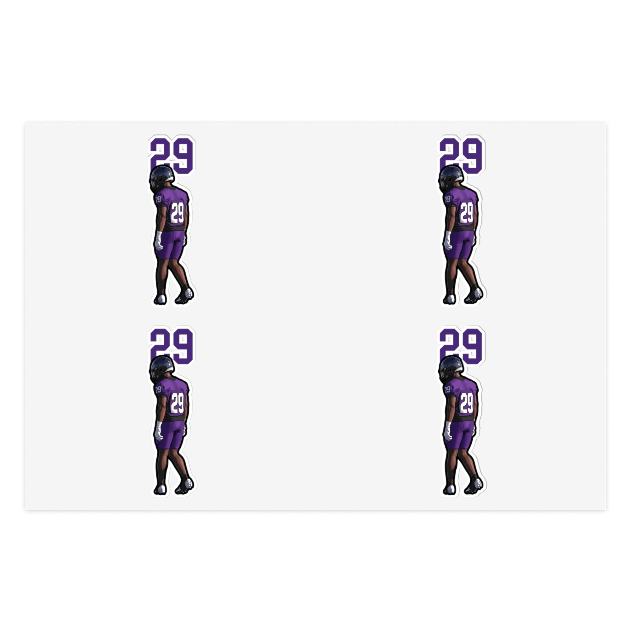 Sticker Sheet — character_number_top in Classic