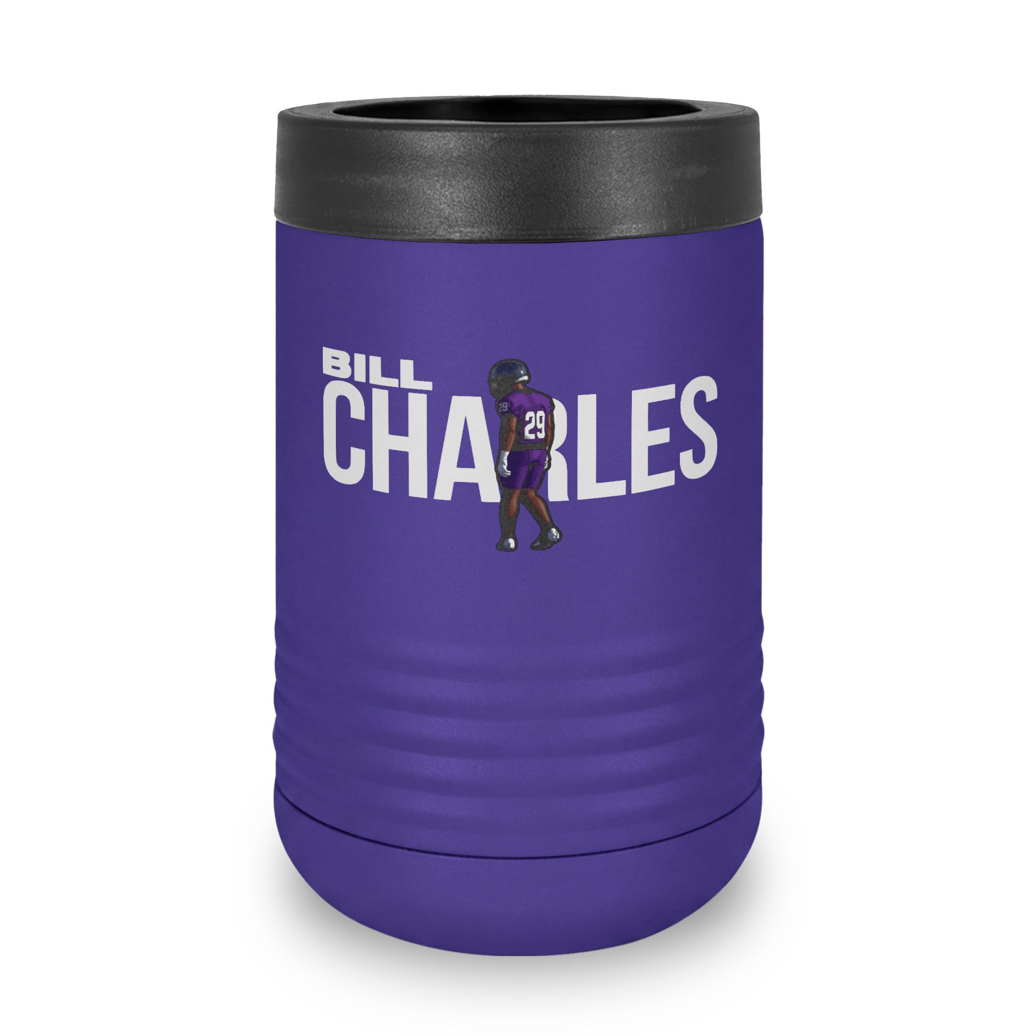 Stainless Can Cooler — character_player_name in Purple