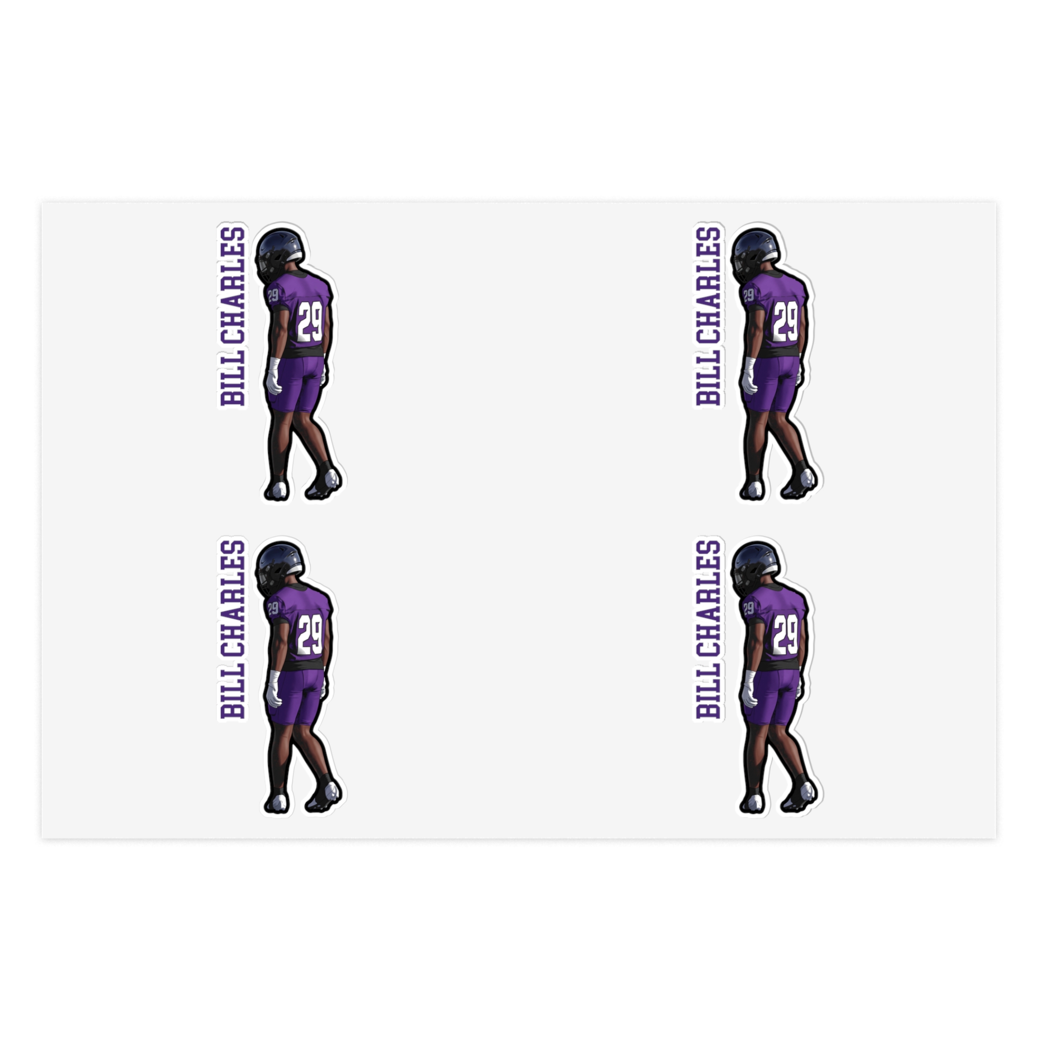 Sticker Sheet — character_name_vertical in Classic