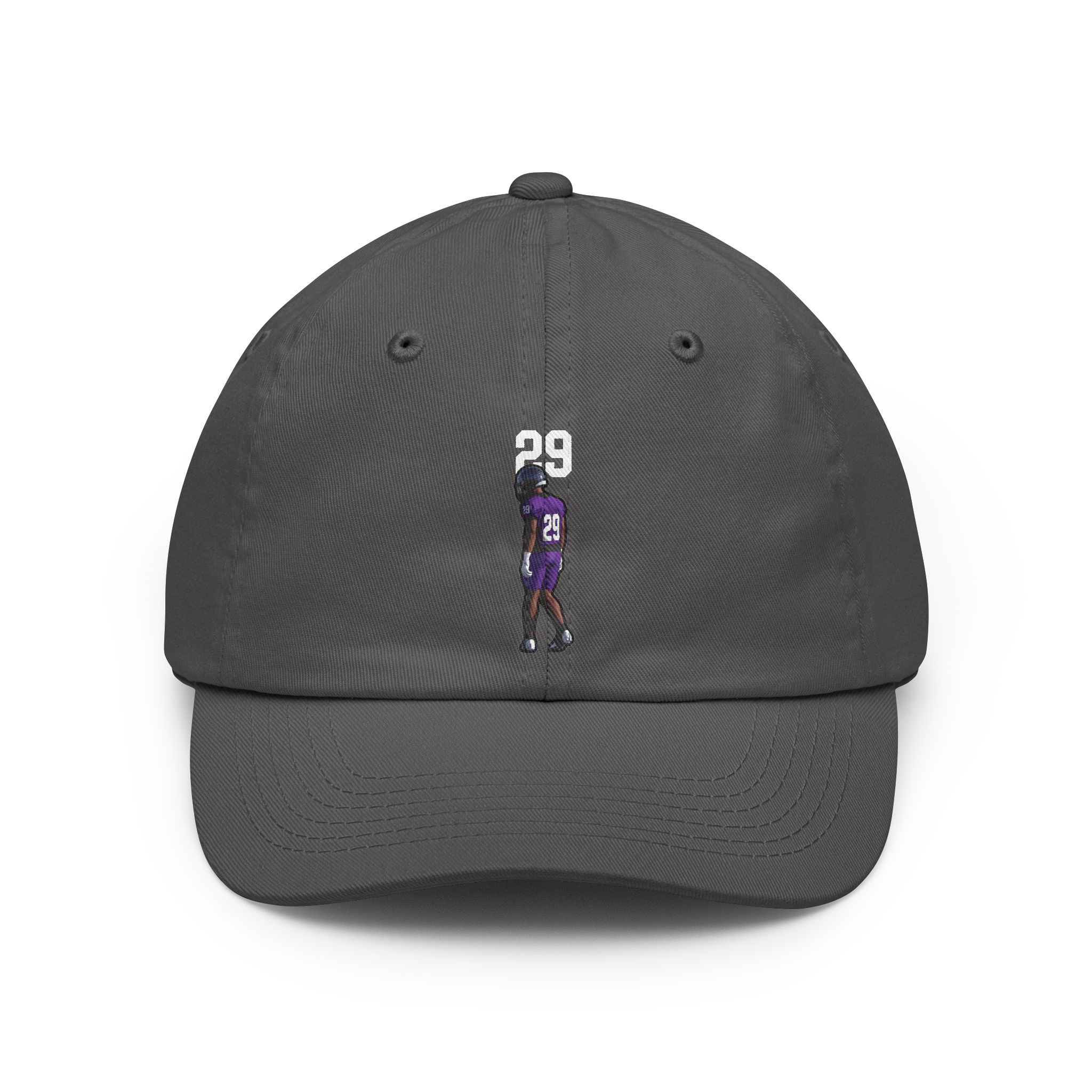 Classic Cap — character_number_top in Grey