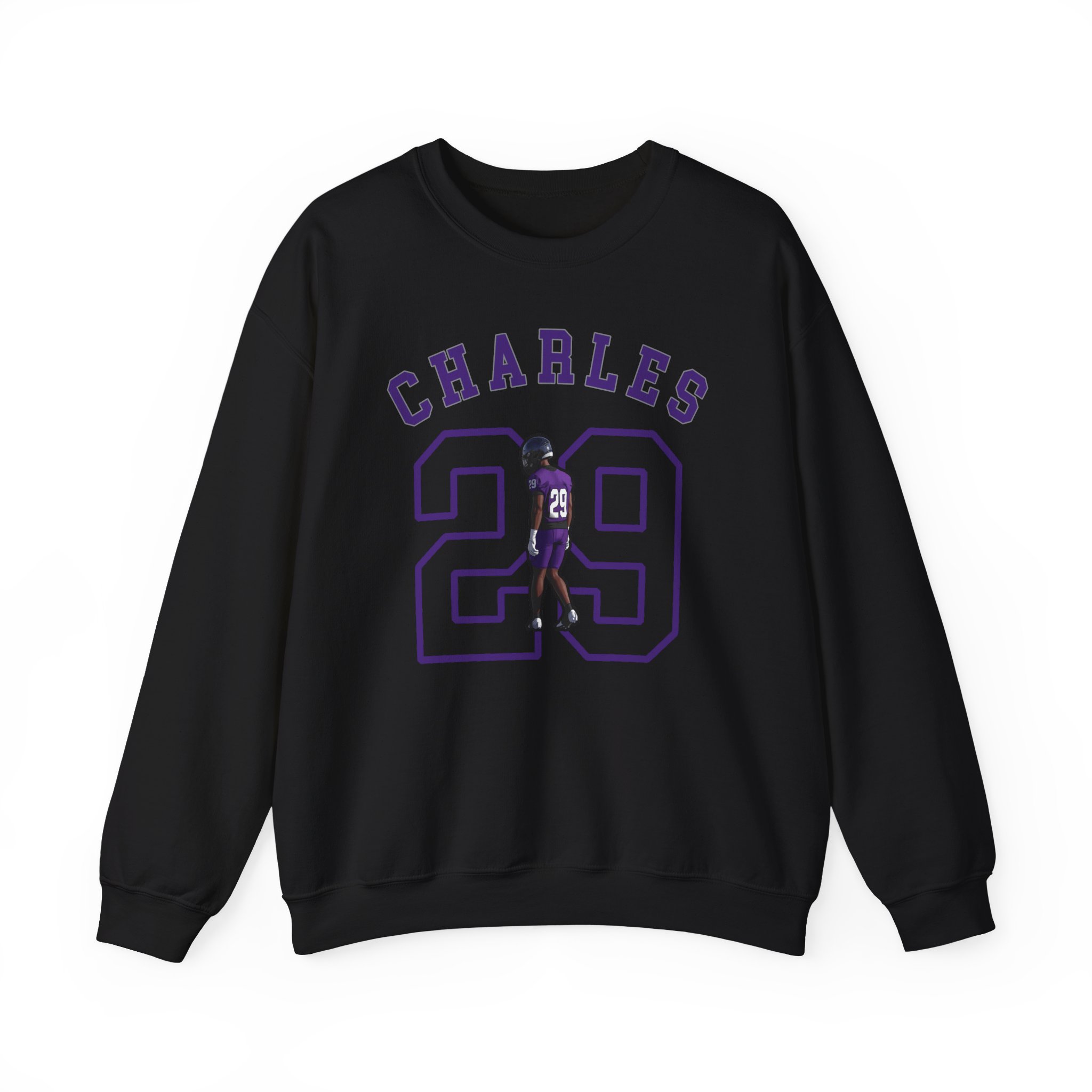 Crewneck Sweatshirt — character_shirsey_arch in Black