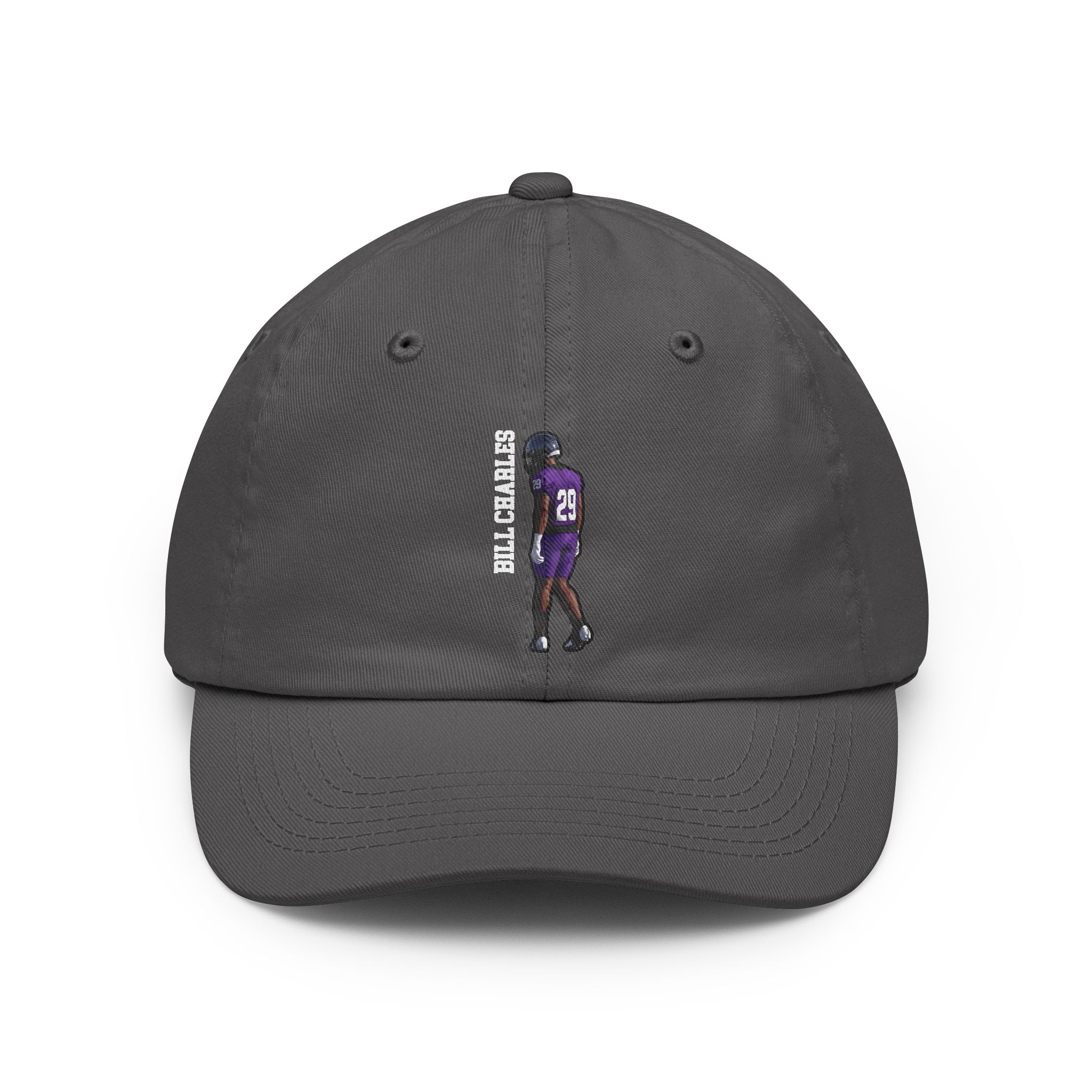Classic Cap — character_name_vertical in Grey