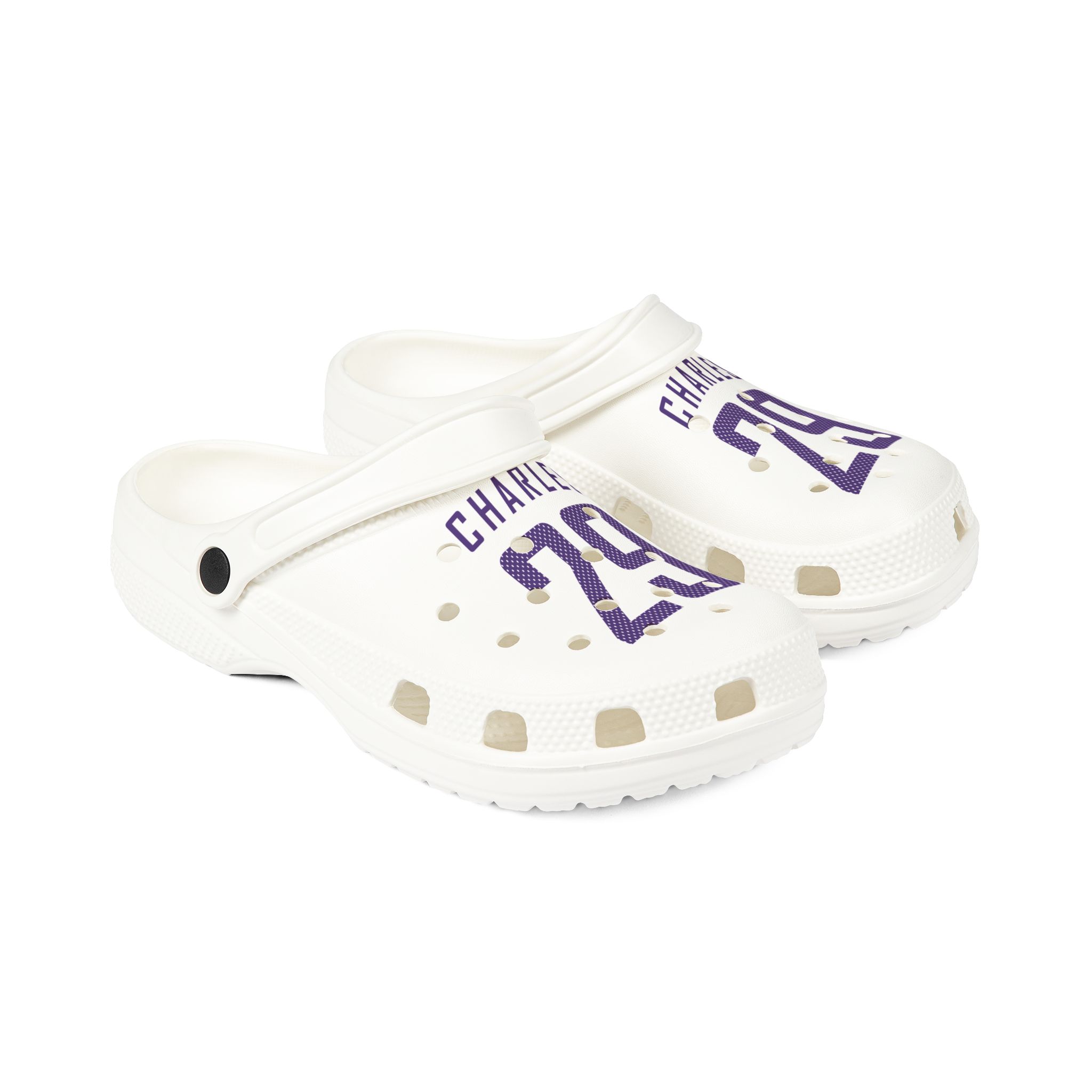 Rubber Clogs — mesh_shirsey in White