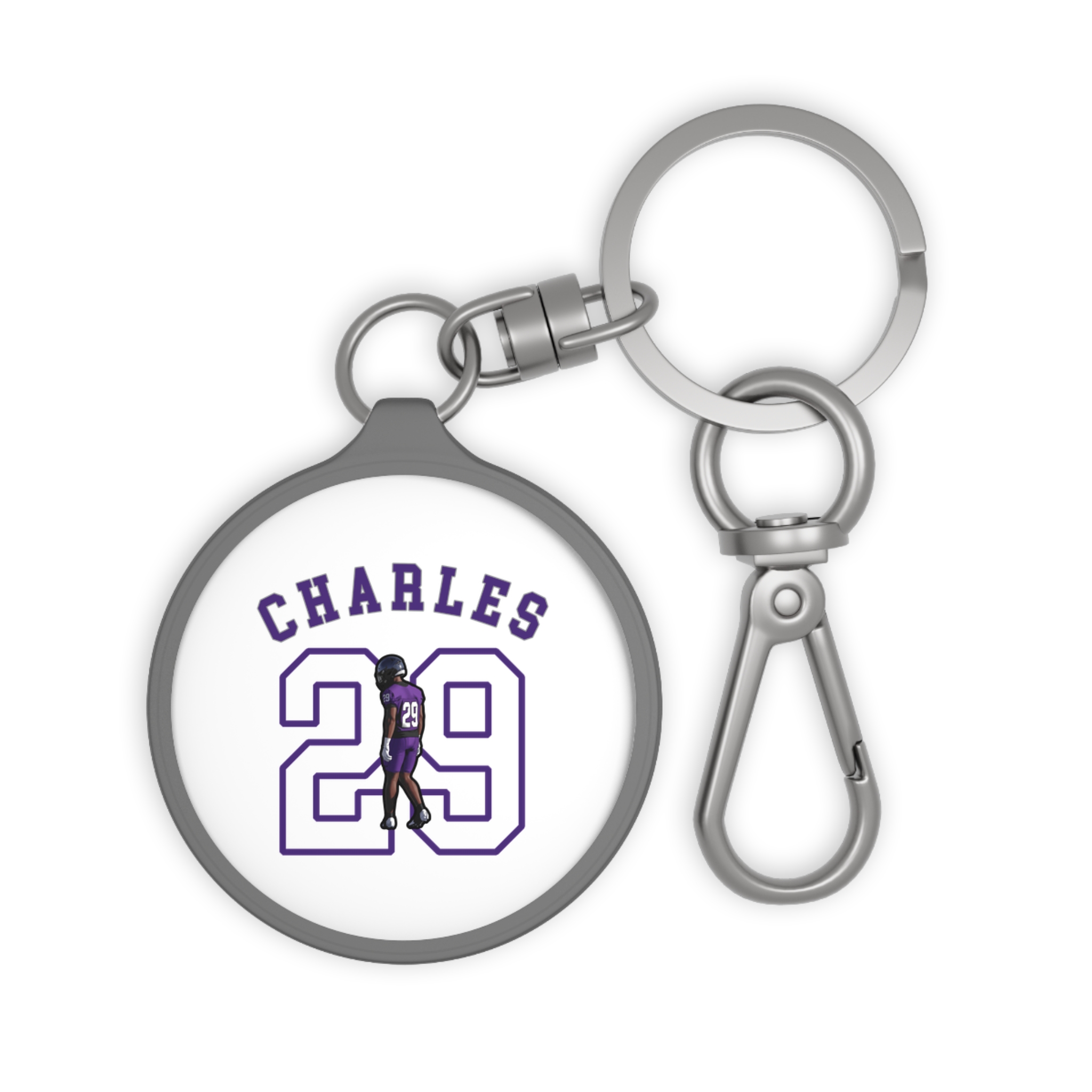 Keychain — character_shirsey_arch in Grey