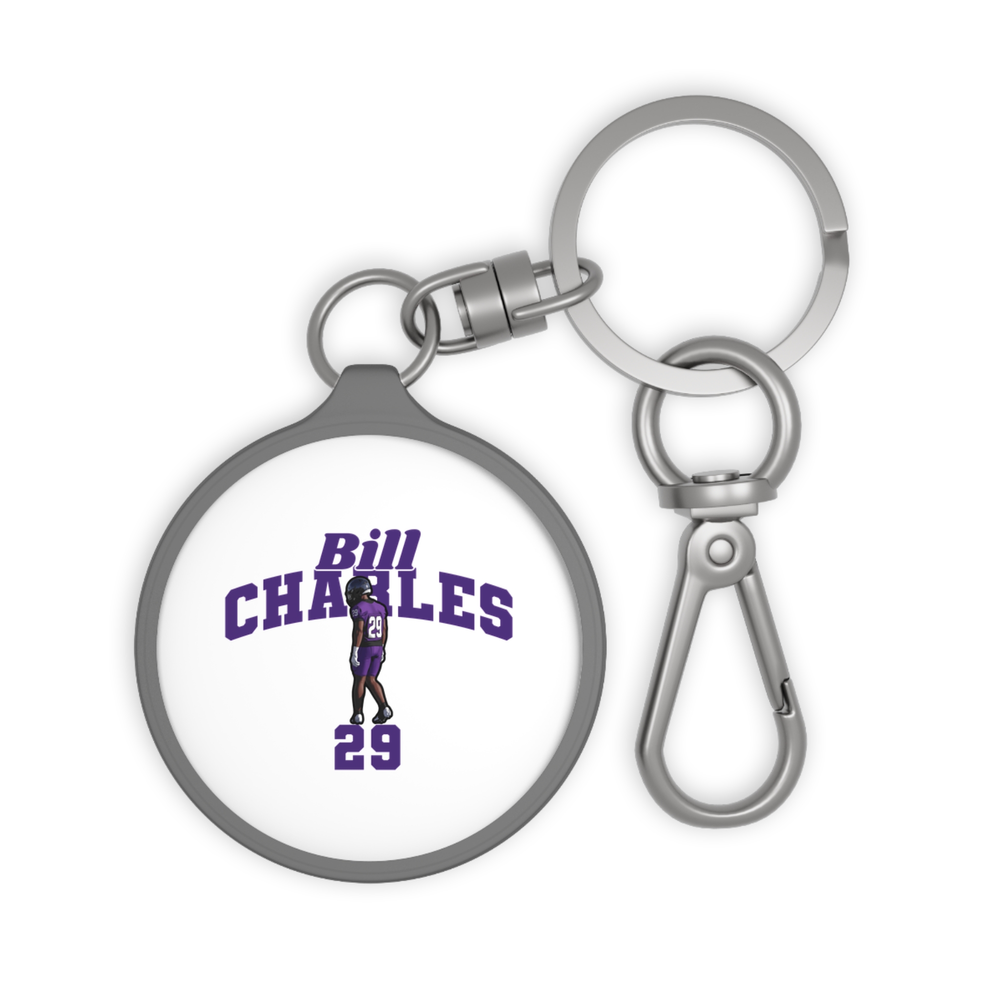 Keychain — character_signature_arch in Grey