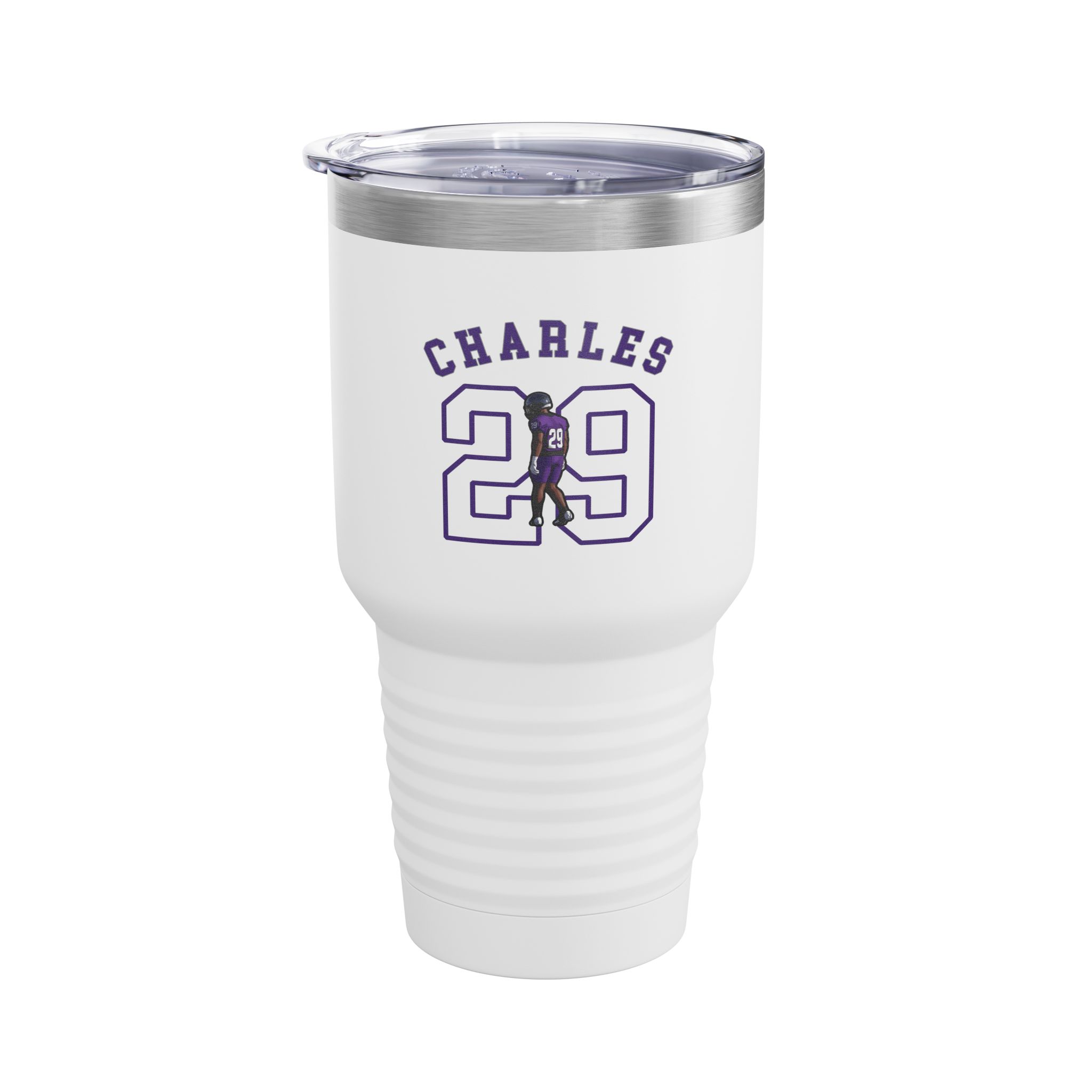 30oz Tumbler — character_shirsey_arch in White