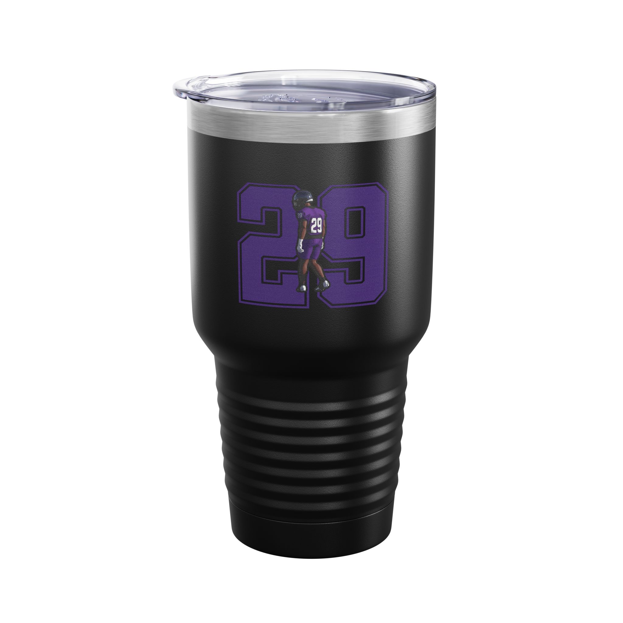 30oz Tumbler — character_number in Black